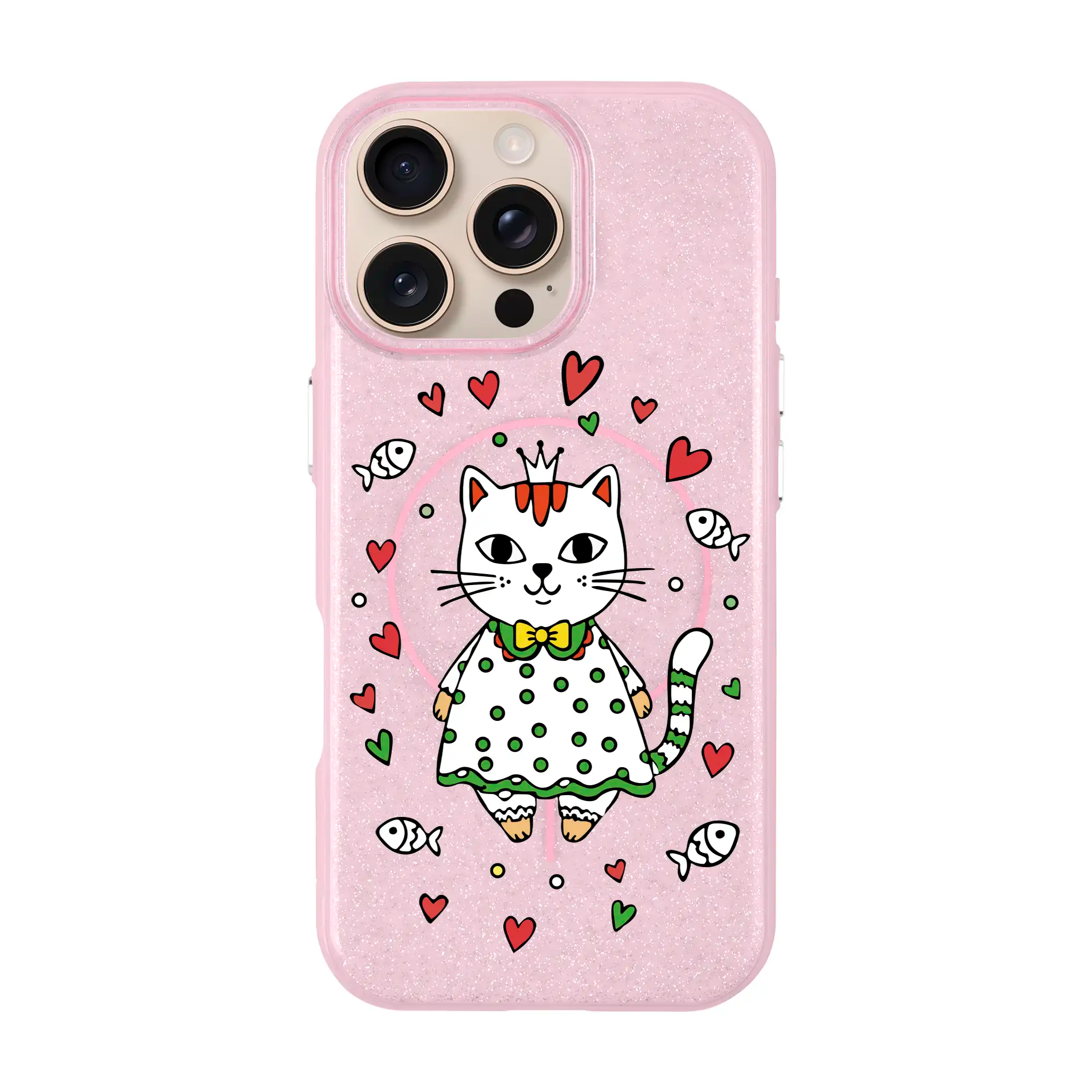 Princess Cat-Radiant Kılıf Magsafe Özellikli - Iphone 16 Pro