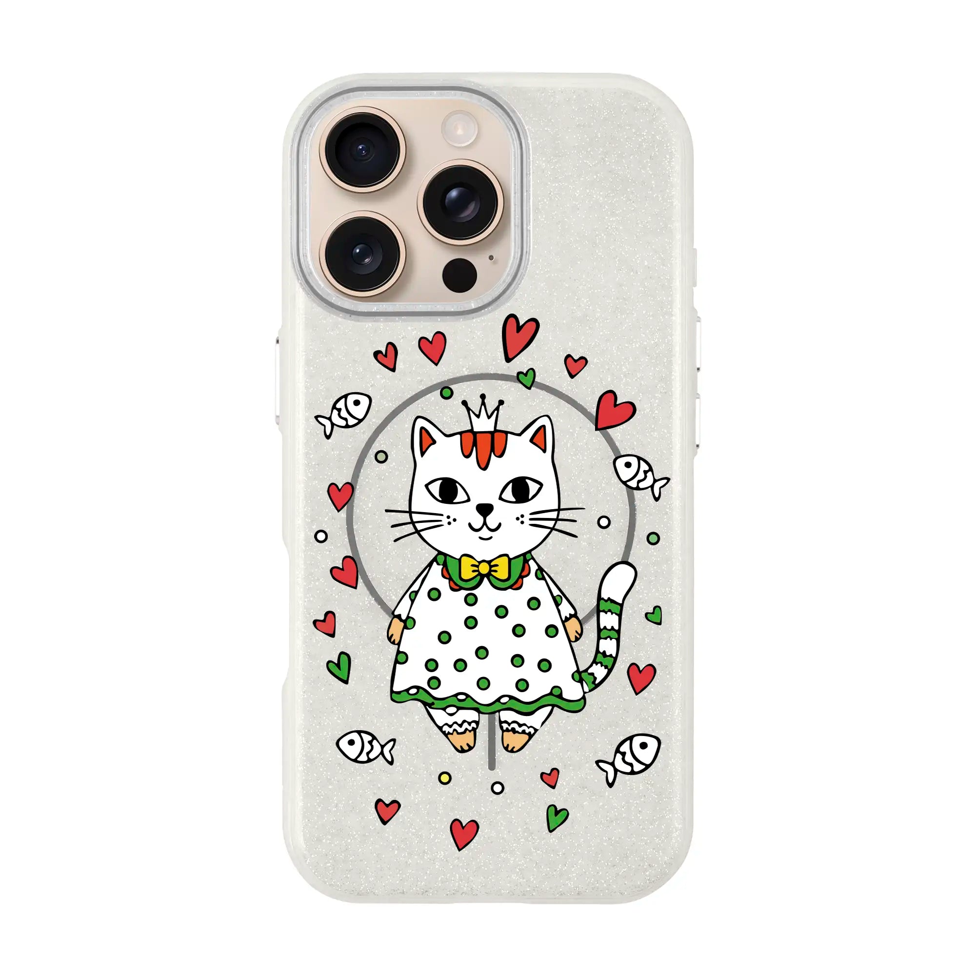 Princess Cat-Radiant Kılıf Magsafe Özellikli - Iphone 16 Pro