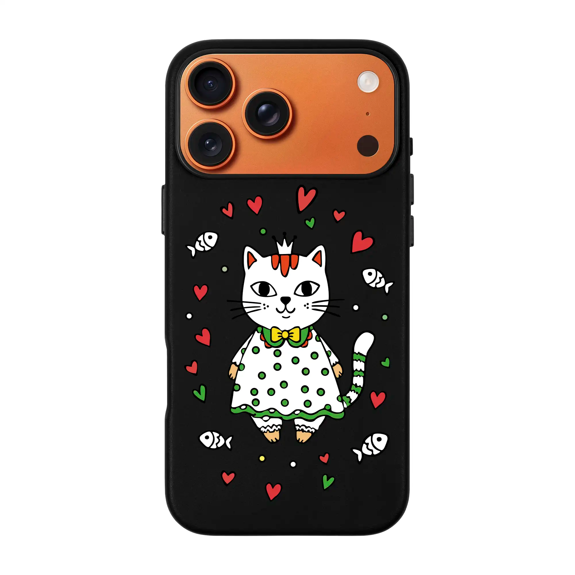 Princess Cat-Signature Leather Kılıf Magsafe Özellikli - Iphone 17 Pro Max