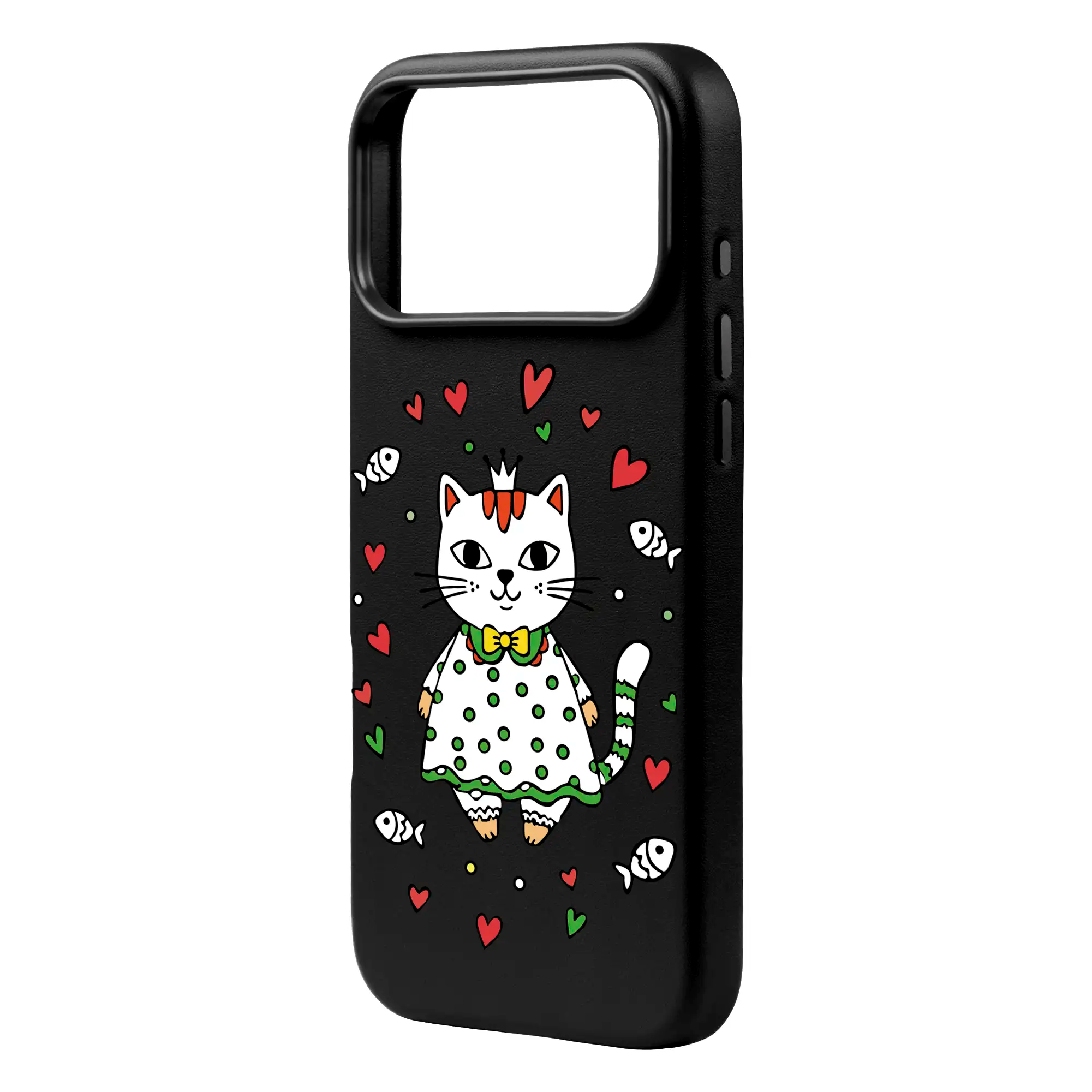 Princess Cat-Signature Leather Kılıf Magsafe Özellikli - Iphone 17 Pro Max