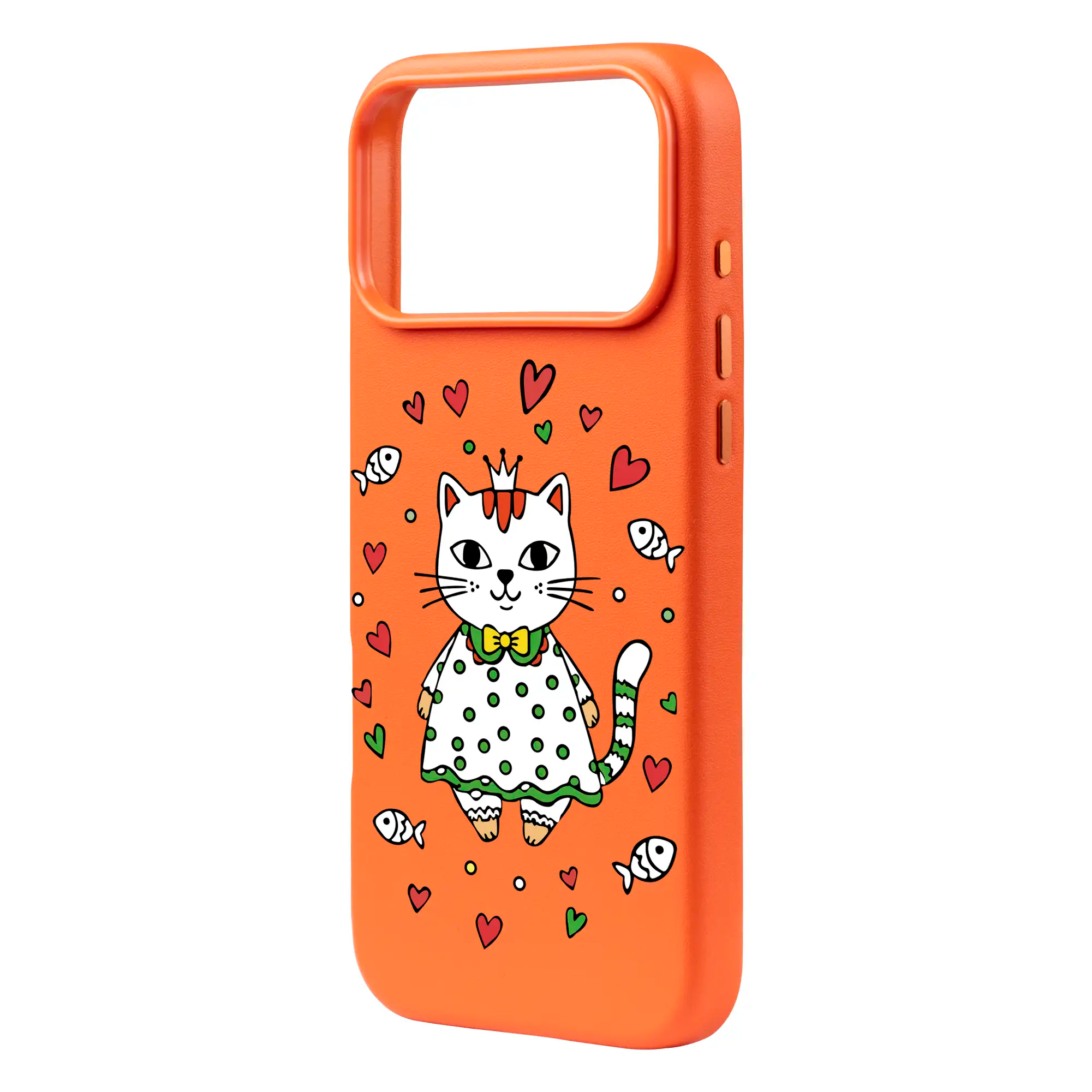 Princess Cat-Signature Leather Kılıf Magsafe Özellikli - Iphone 17 Pro Max