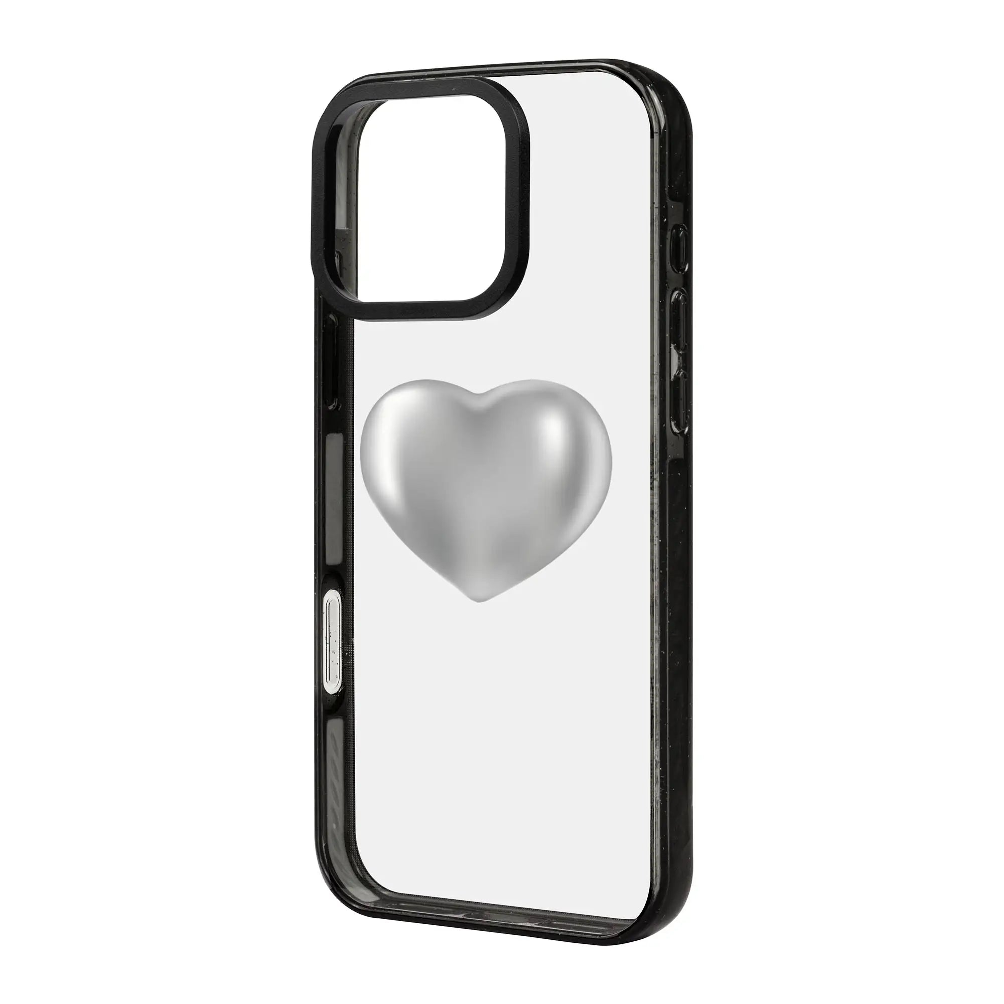 Silver Heart-Power Kılıf - Iphone 16 Pro Max