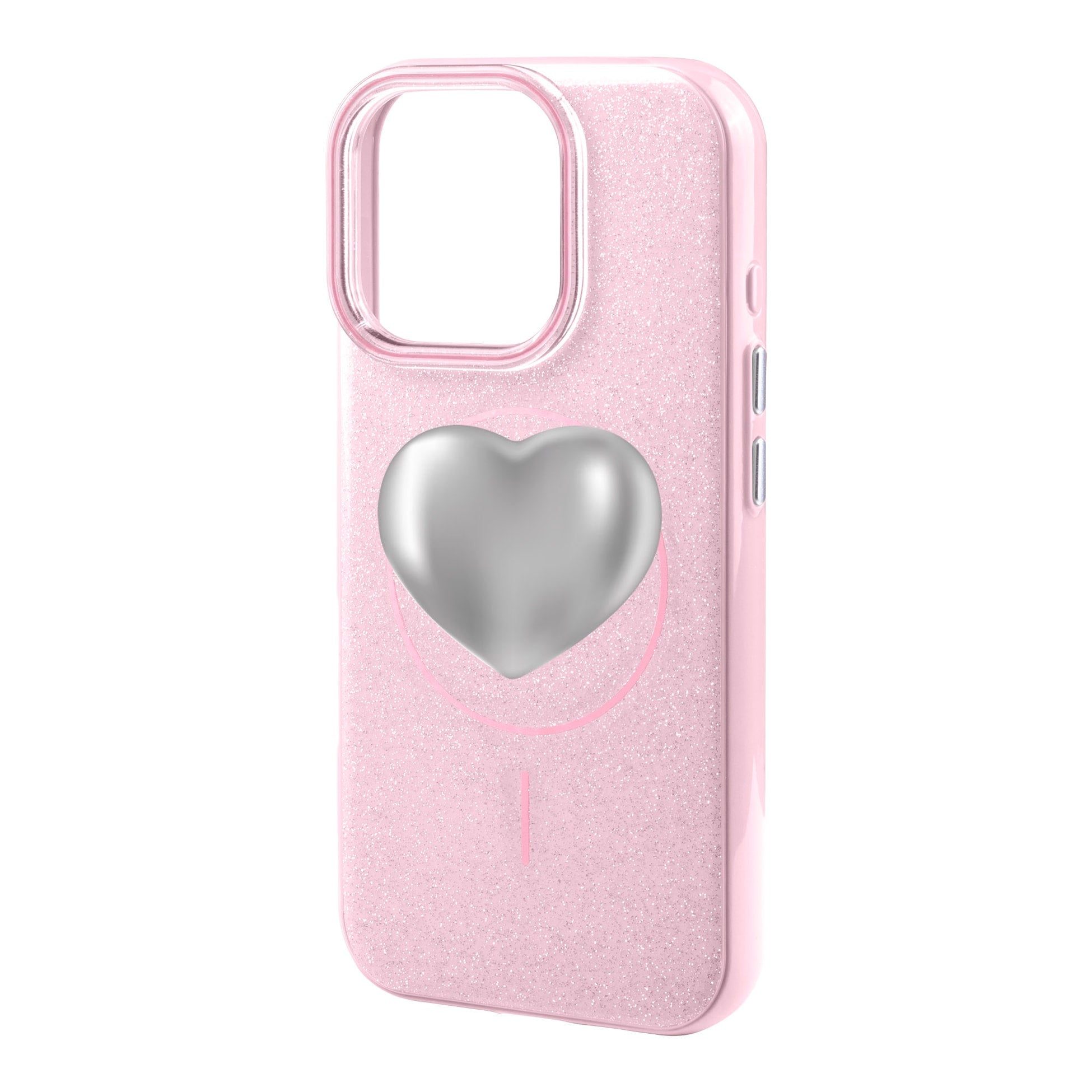 Silver Heart-Radiant Kılıf Magsafe Özellikli - Iphone 16