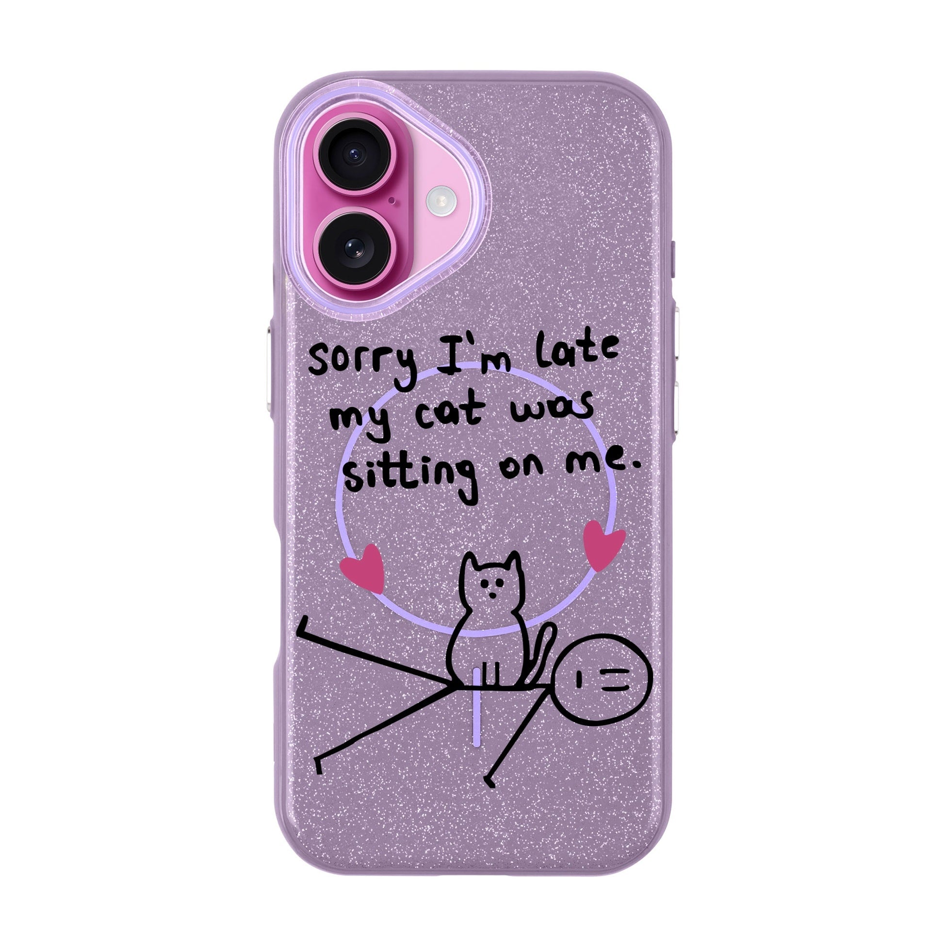 Sorry I'M Late-Radiant Kılıf Magsafe Özellikli - Iphone 16