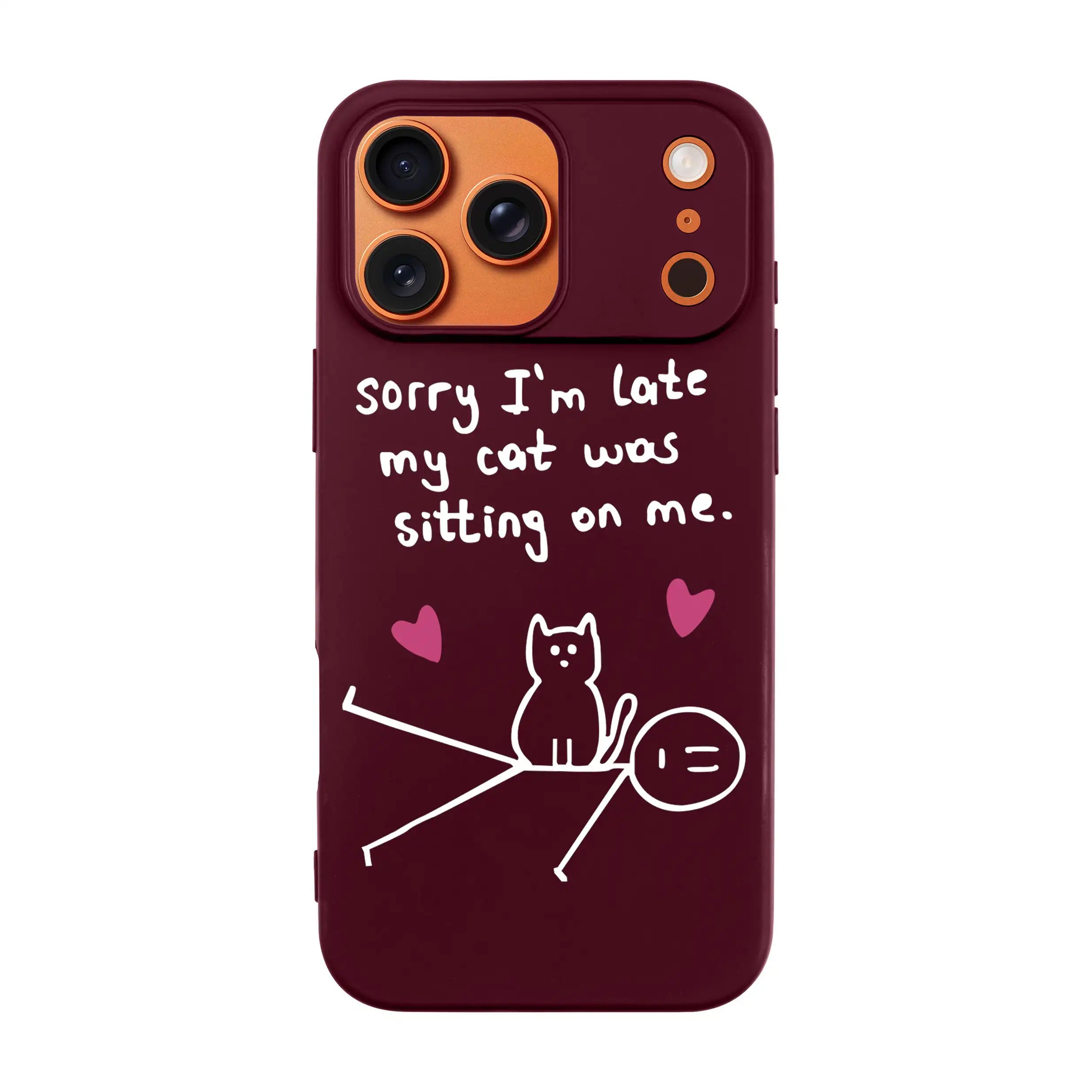 Sorry I'M Late-Ultra Silikon Kılıf-Iphone 15