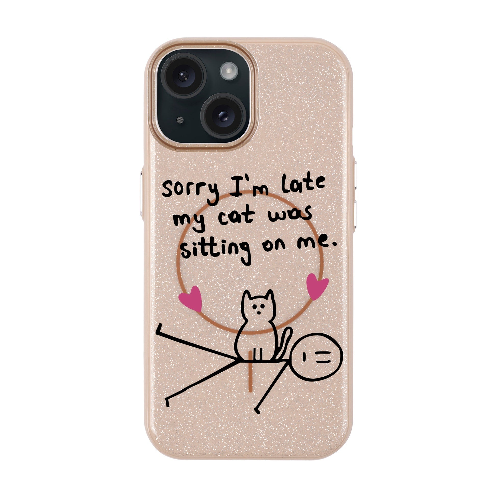 Sorry I'M Late-Radiant Kılıf Magsafe Özellikli - Iphone 15