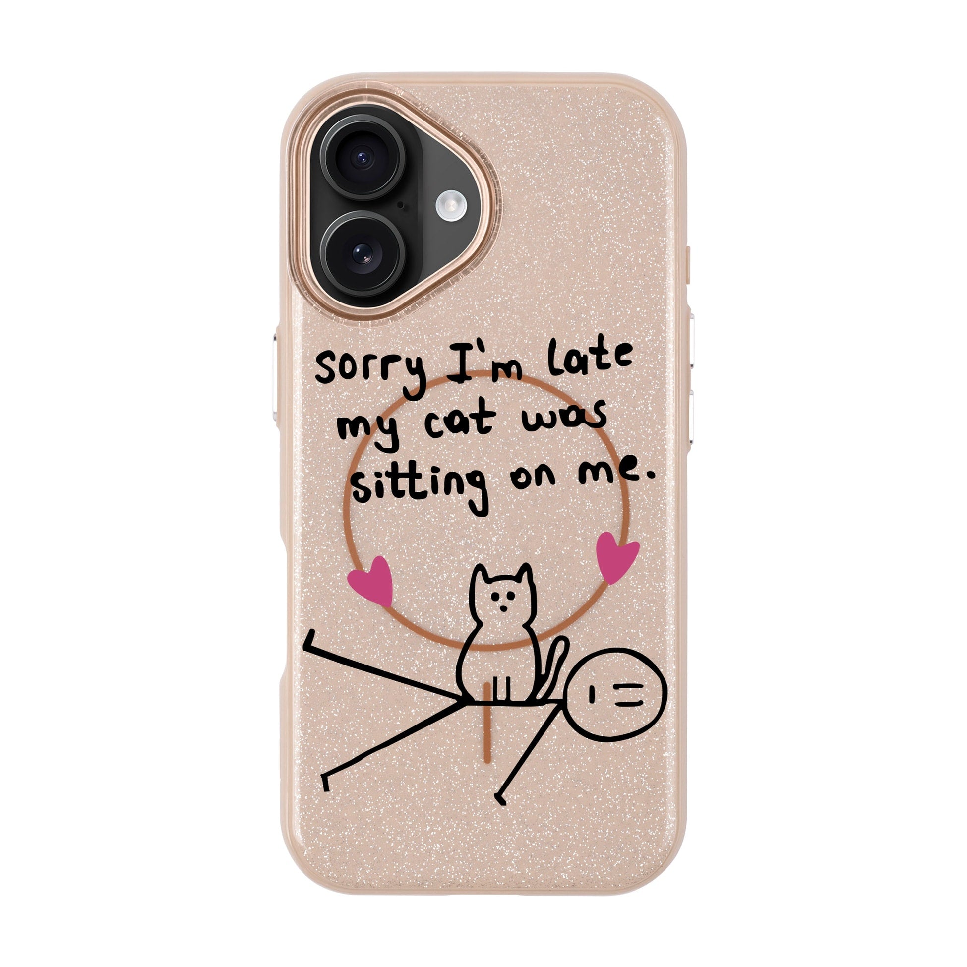 Sorry I'M Late-Radiant Kılıf Magsafe Özellikli - Iphone 16