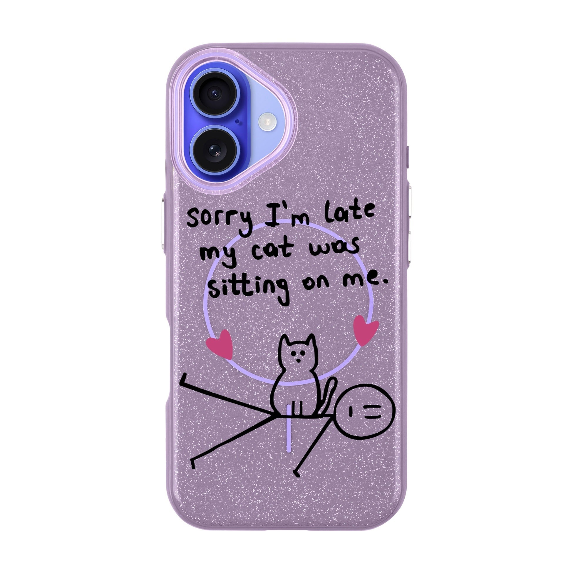 Sorry I'M Late-Radiant Kılıf Magsafe Özellikli - Iphone 16