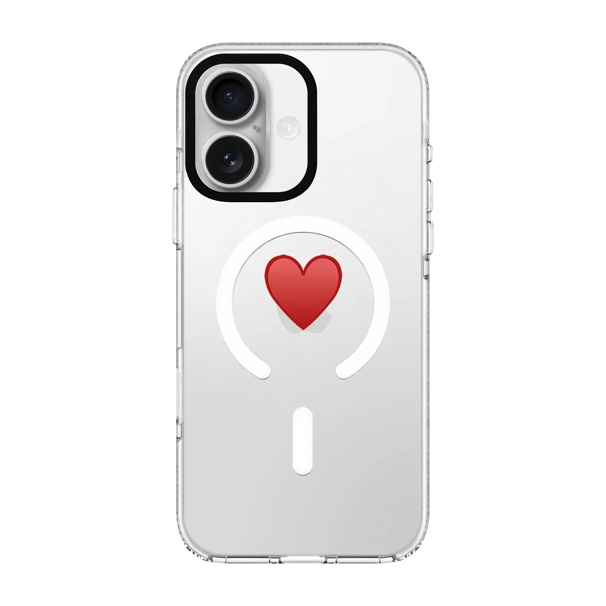 Spread Heart-Clear Kılıf Magsafe Özellikli - Iphone 16 Plus