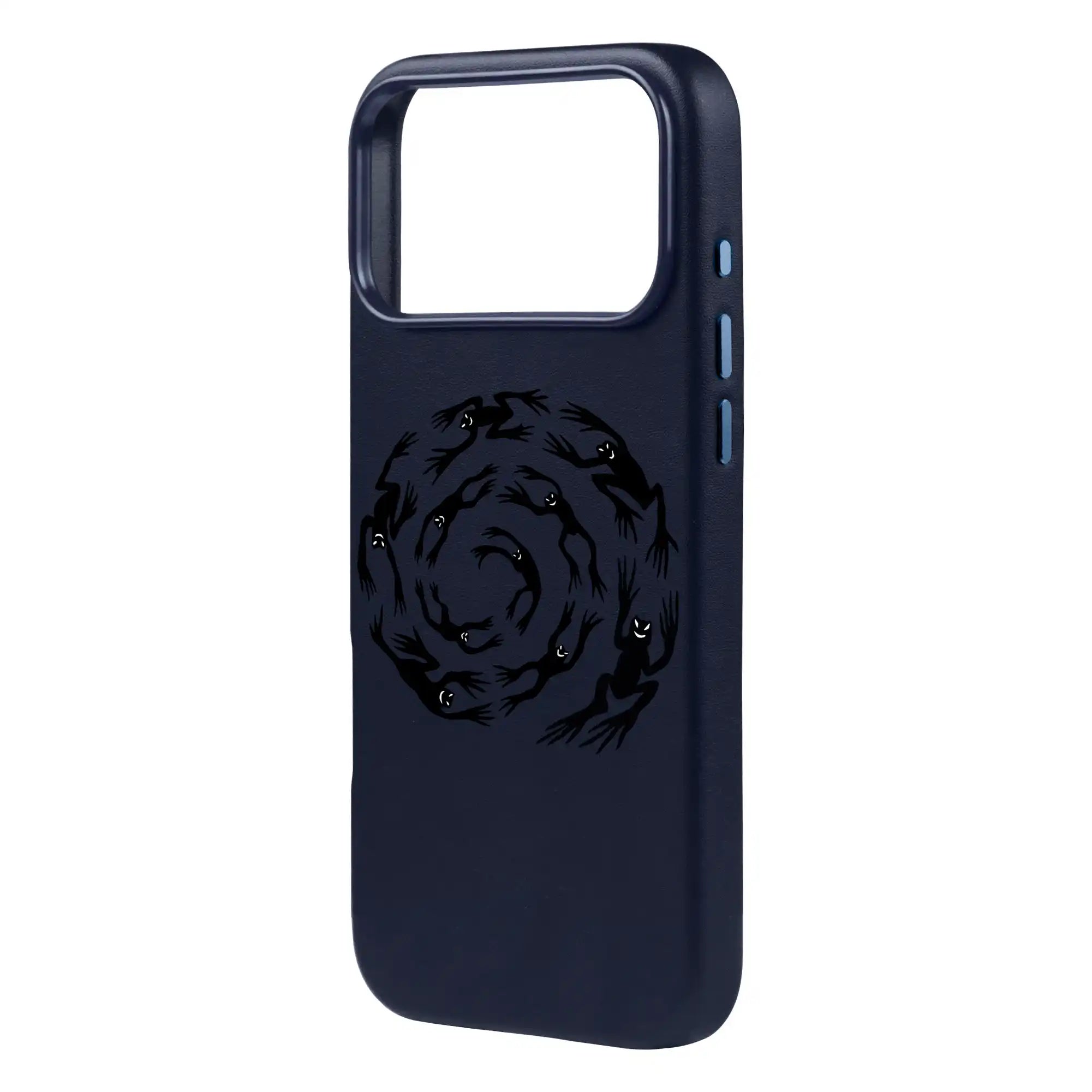 Swirling Frogs-Signature Leather Kılıf Magsafe Özellikli - Iphone 17 Pro