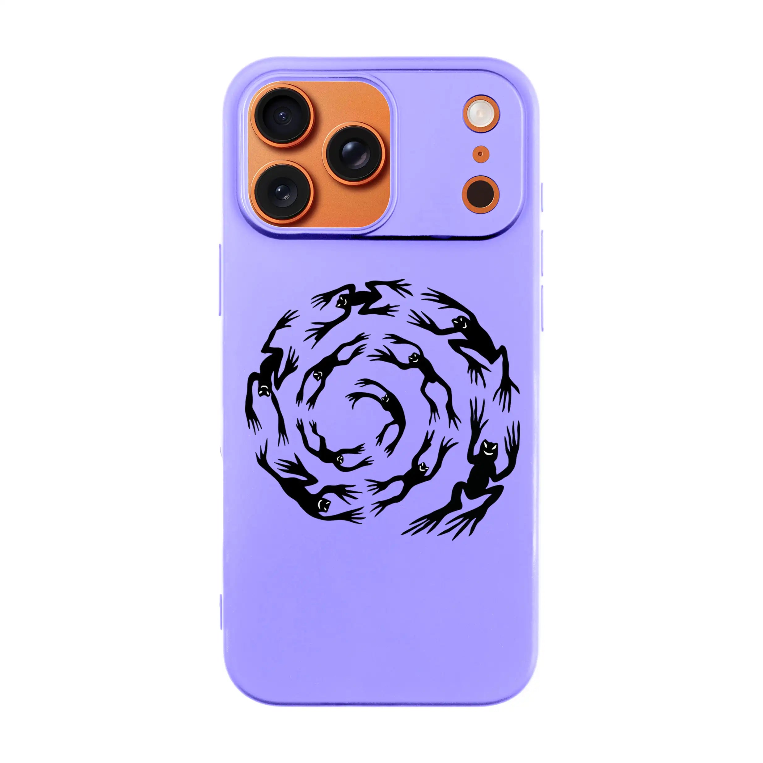 Swirling Frogs-Ultra Silikon Kılıf-Iphone 15