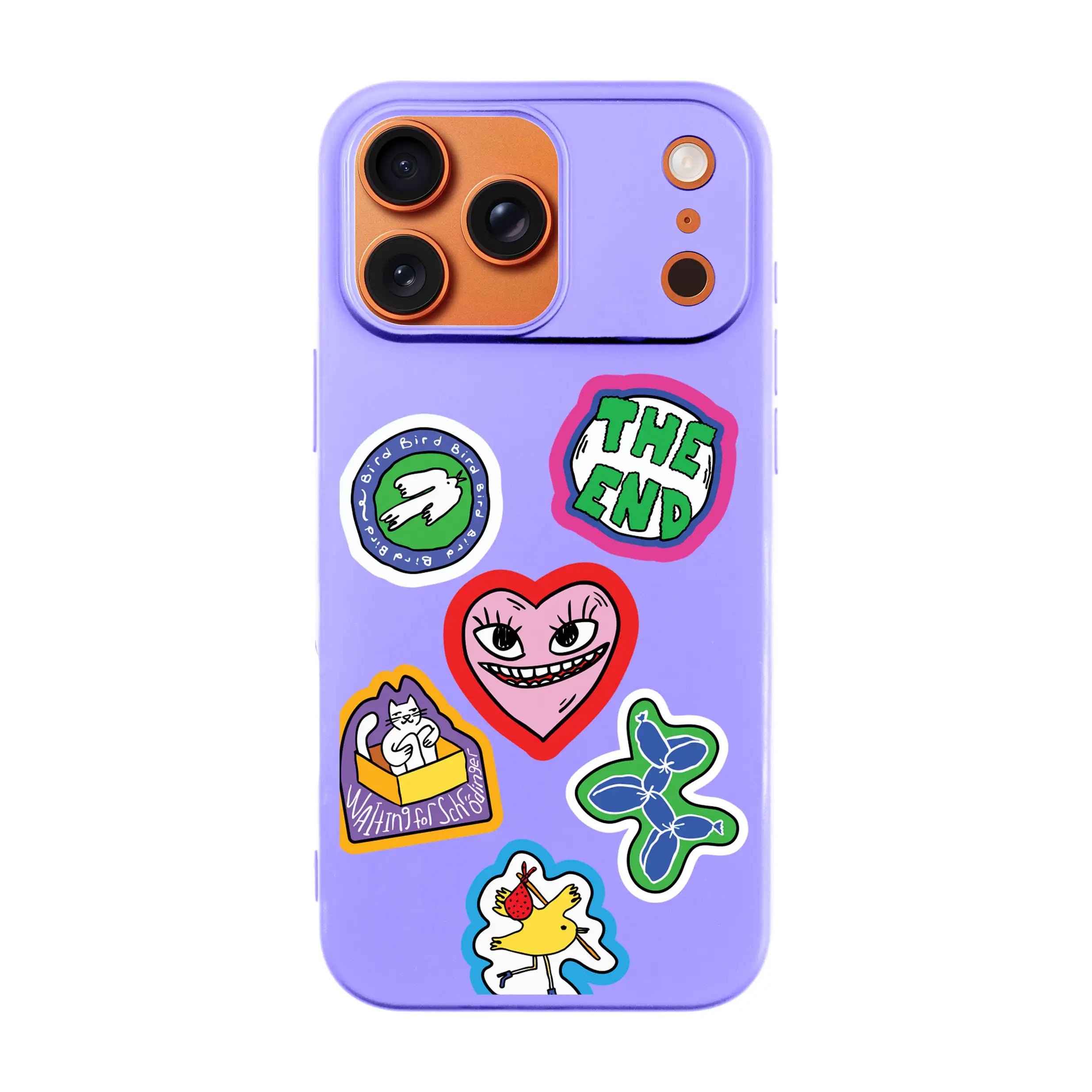 Tōten Stickerz-Ultra Silikon Kılıf-Iphone 15 Plus