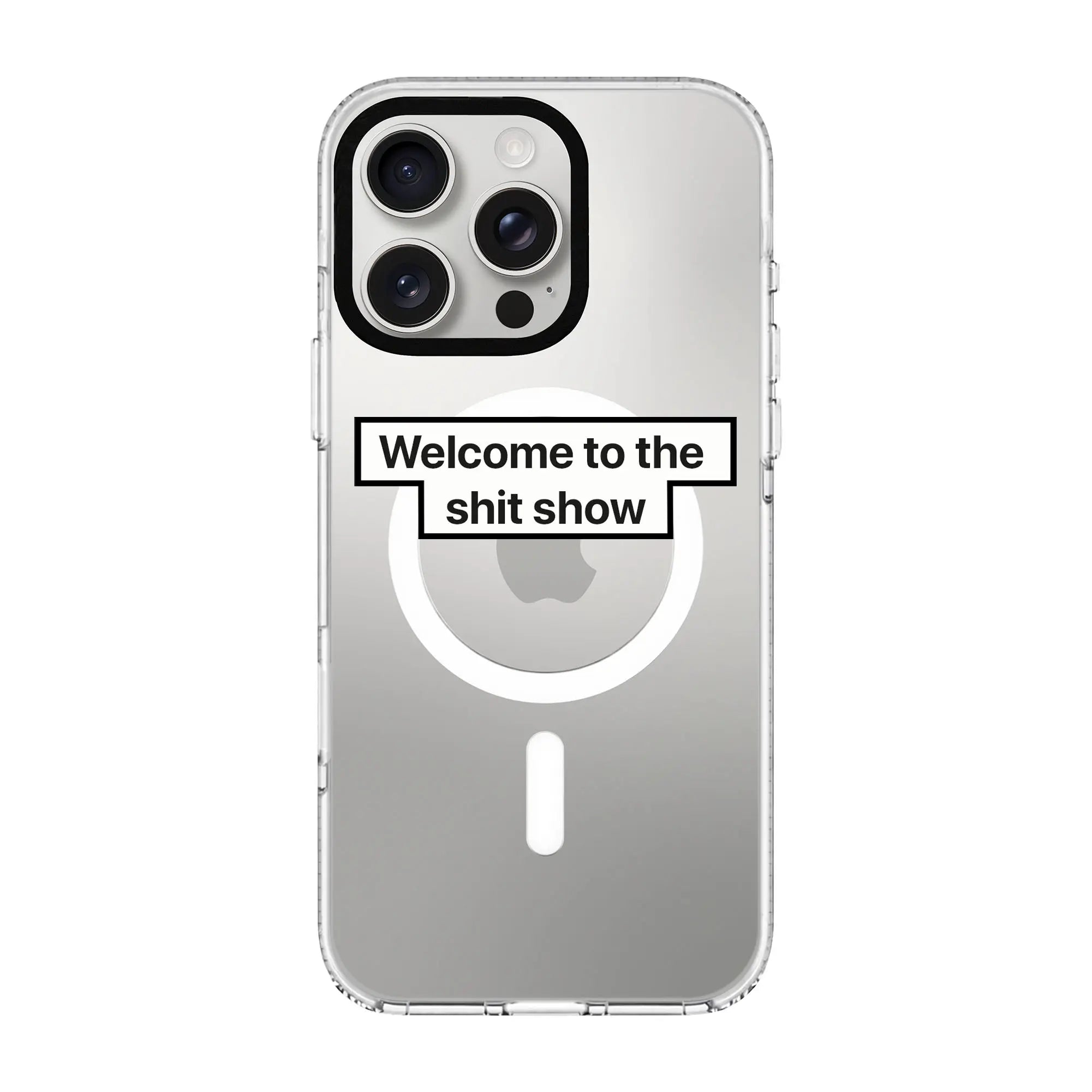 Welcome-Clear Kılıf Magsafe Özellikli - Iphone 15 Pro