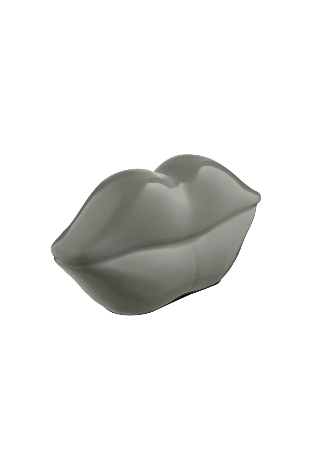 Casi Paped-Big Kiss - Dudak Şeklinde Dekor / Gri-Biblo-2-Milagron.com