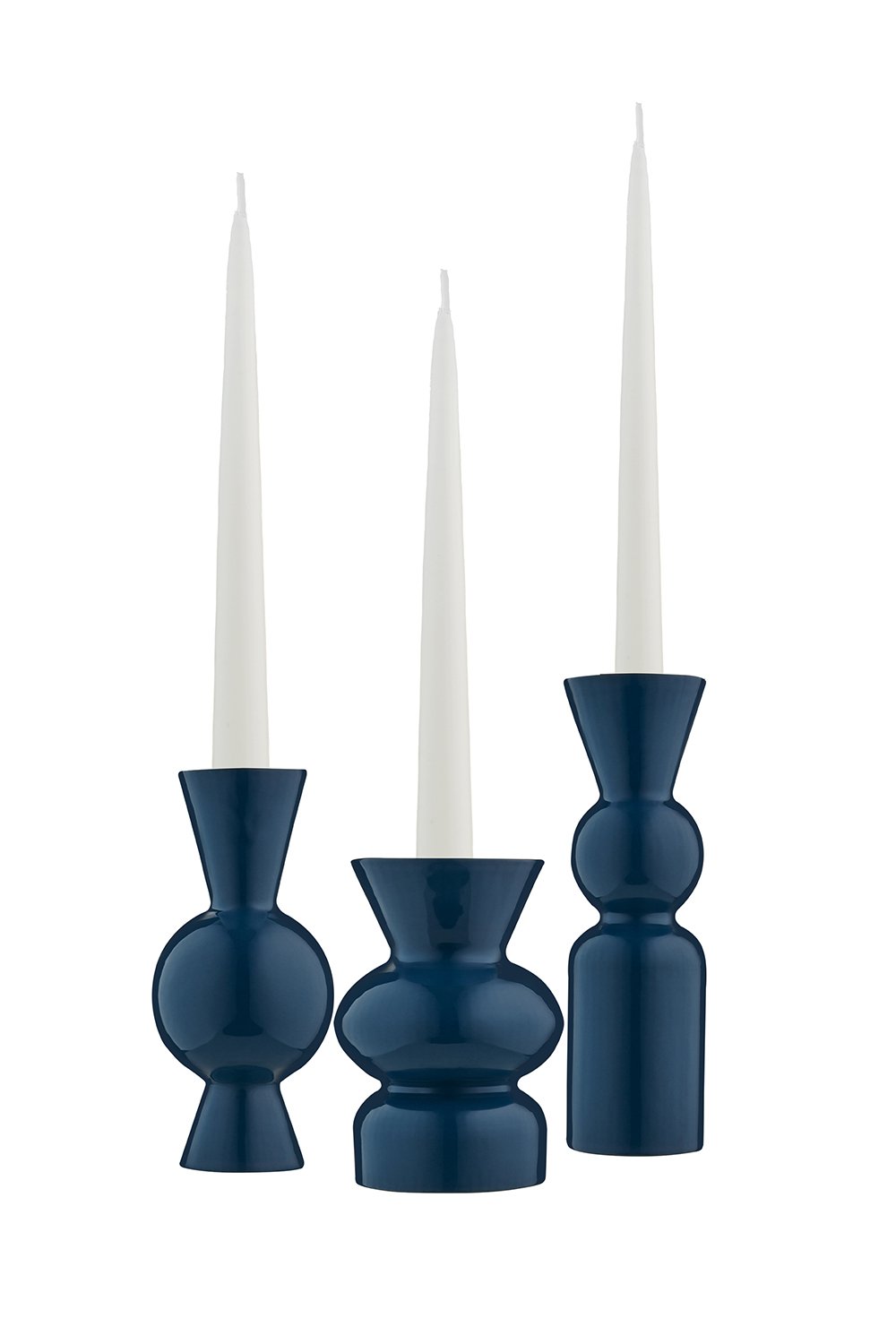 Casi Paped-Goody El Yapımı Porselen Şamdan Seti / Ege Mavi-Mumluk & Şamdan-1-Milagron.com