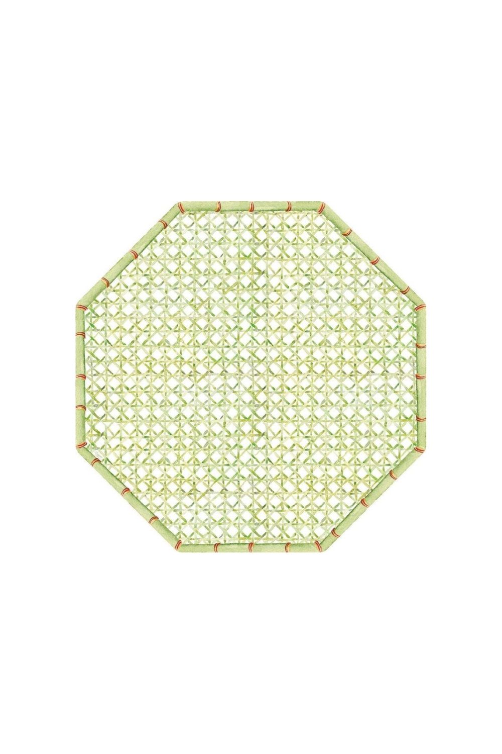 Caspari-Trellis Die-Cut Placemat 4 Per Package-Sunum Aksesuarları-1-Milagron.com