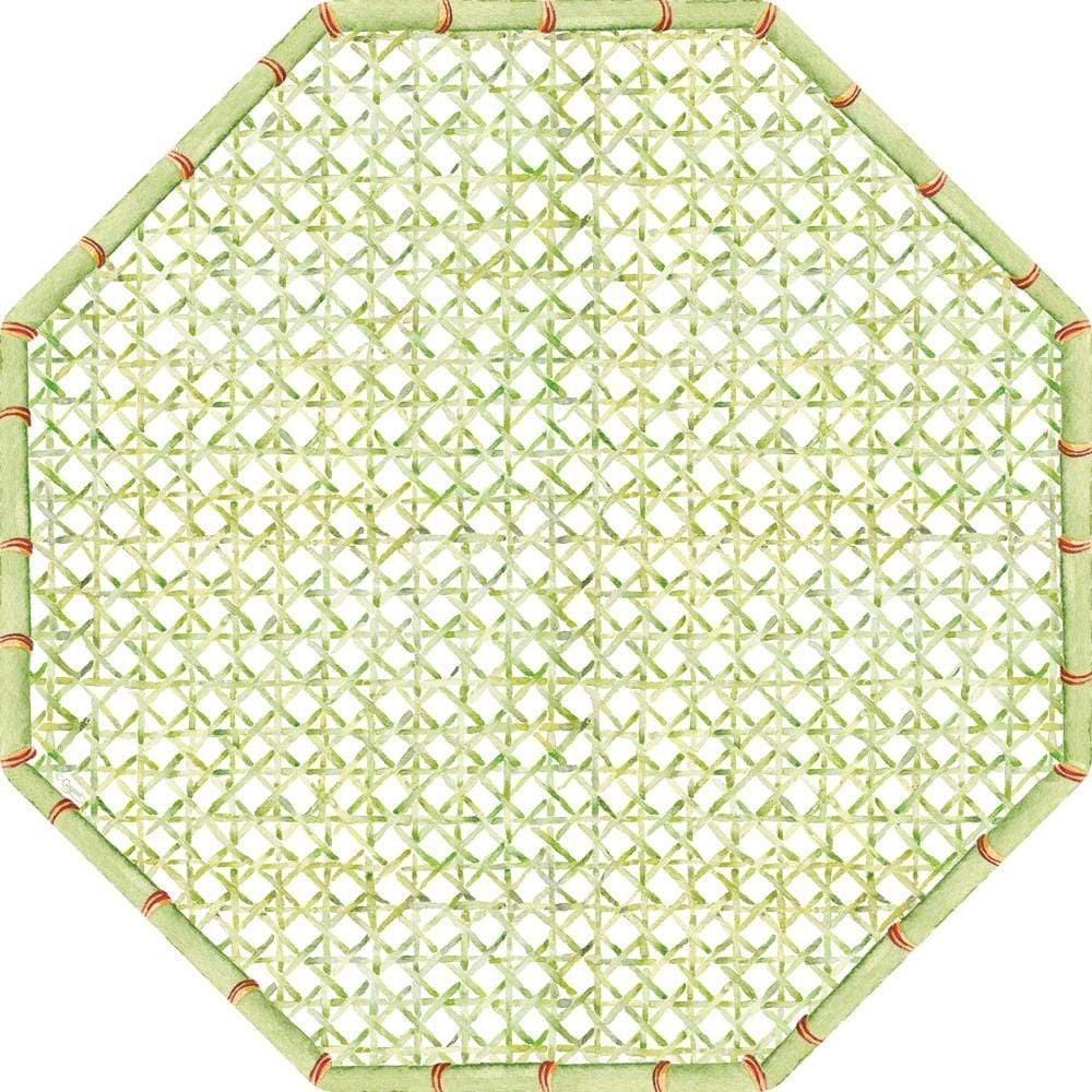 Caspari-Trellis Die-Cut Placemat 4 Per Package-Sunum Aksesuarları-2-Milagron.com