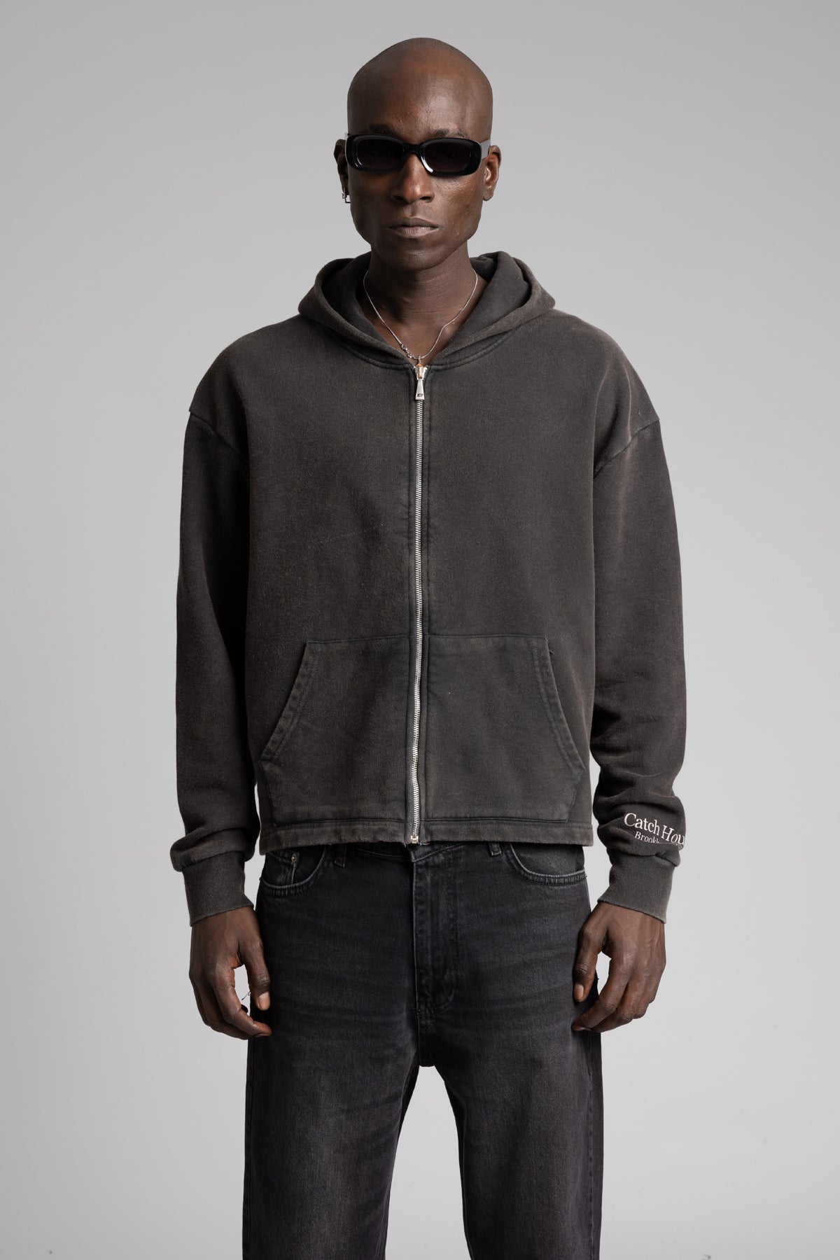 Catch-Baskılı Fermuarlı Sweatshirt-Sweatshirt-9-Milagron.com