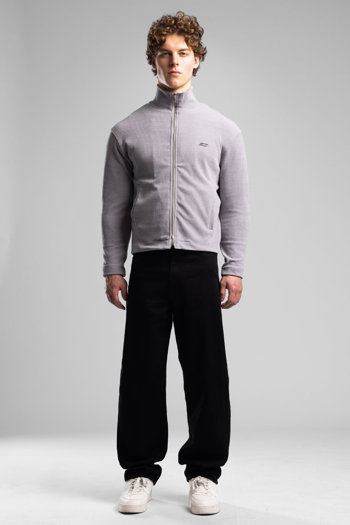 Catch-Dik Yaka Fermuarlı Fitilli Sweatshirt-Sweatshirt-9-Milagron.com