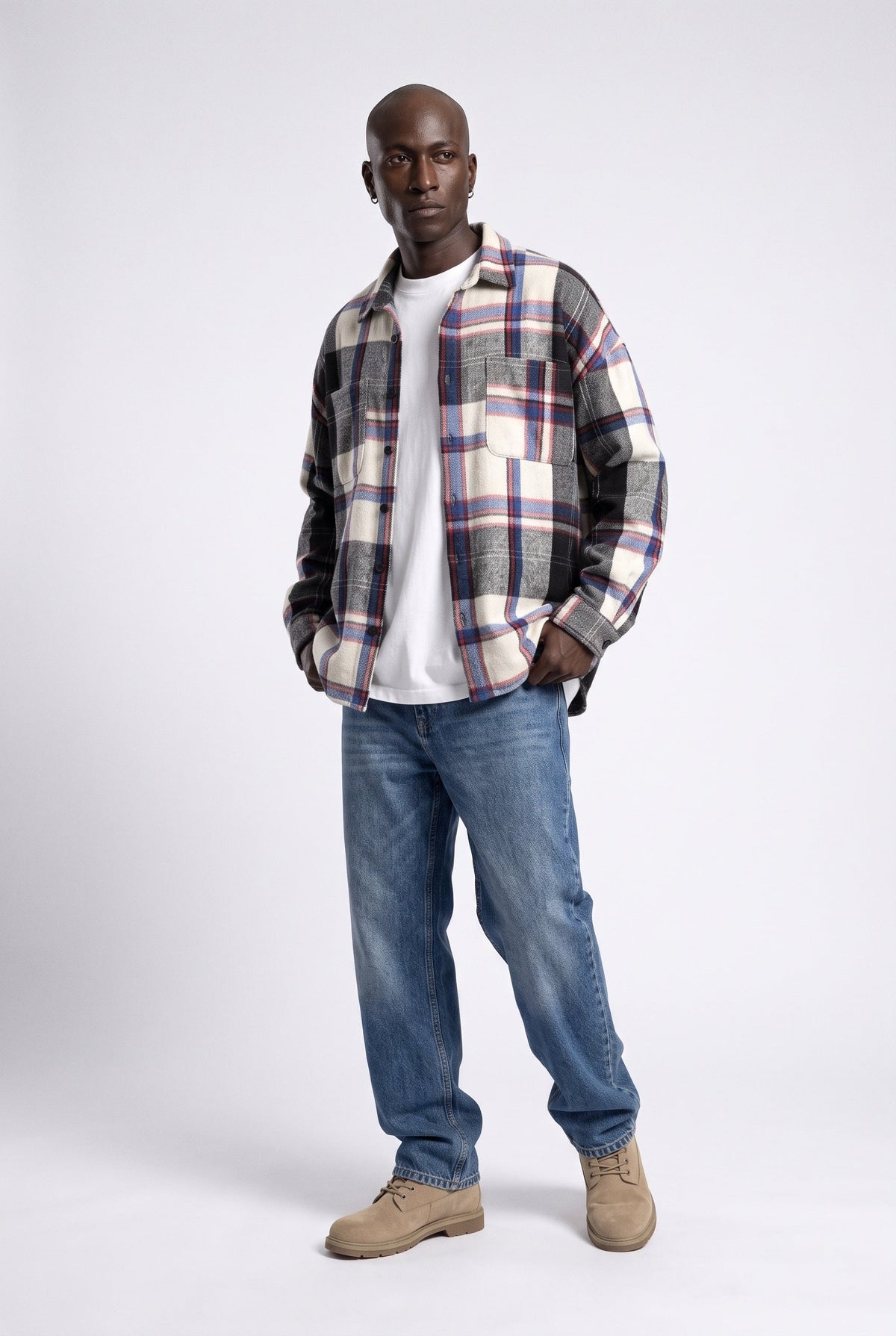 Oversize Flanel Oduncu Gömlek