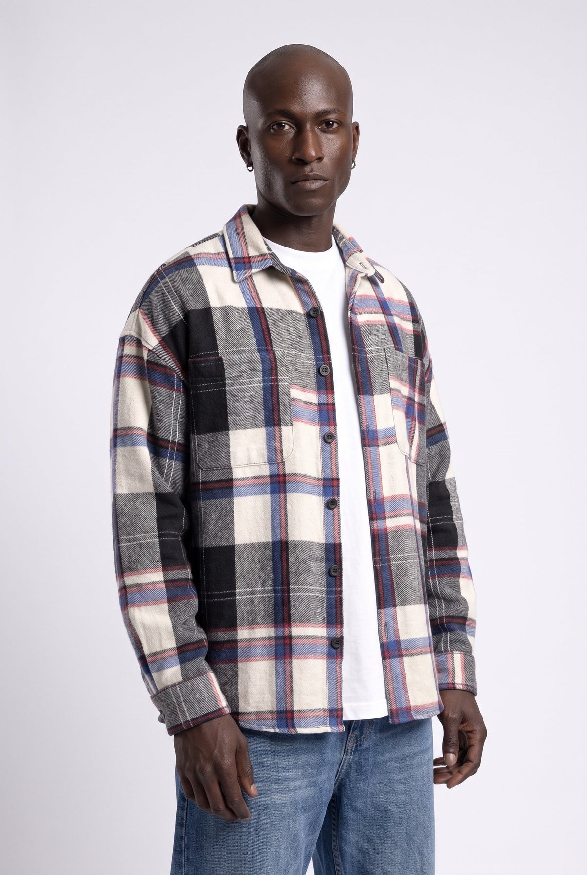 Oversize Flanel Oduncu Gömlek