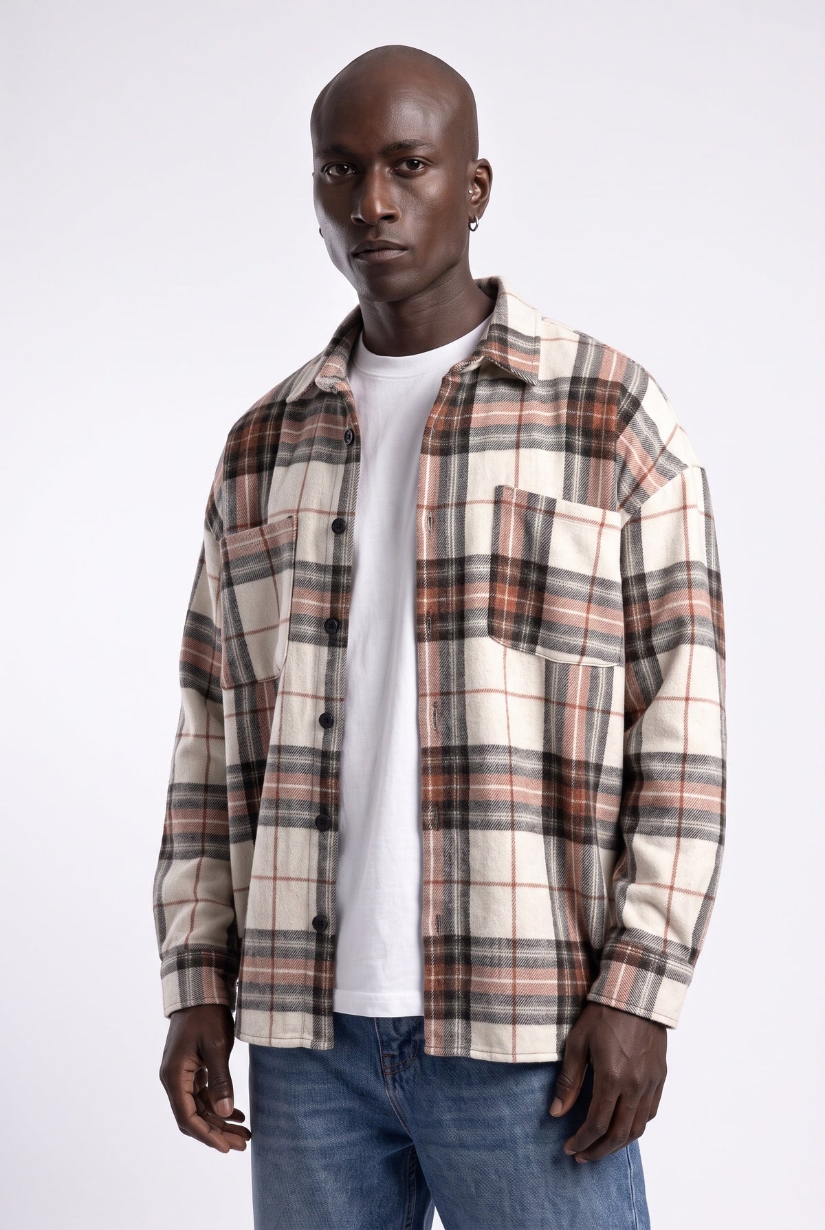 Oversize Flanel Oduncu Gömlek