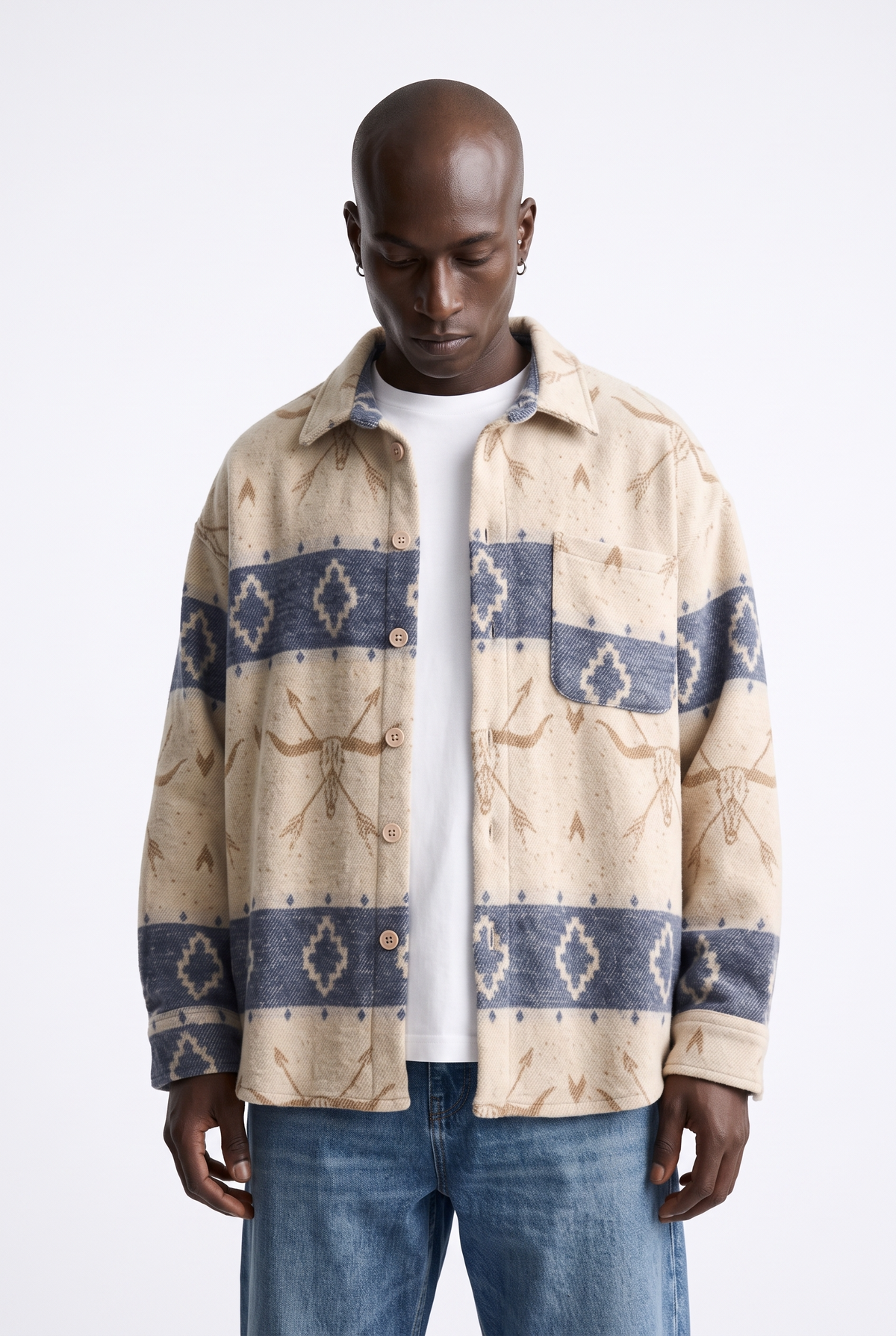 Oversize Flanel Oduncu Gömlek