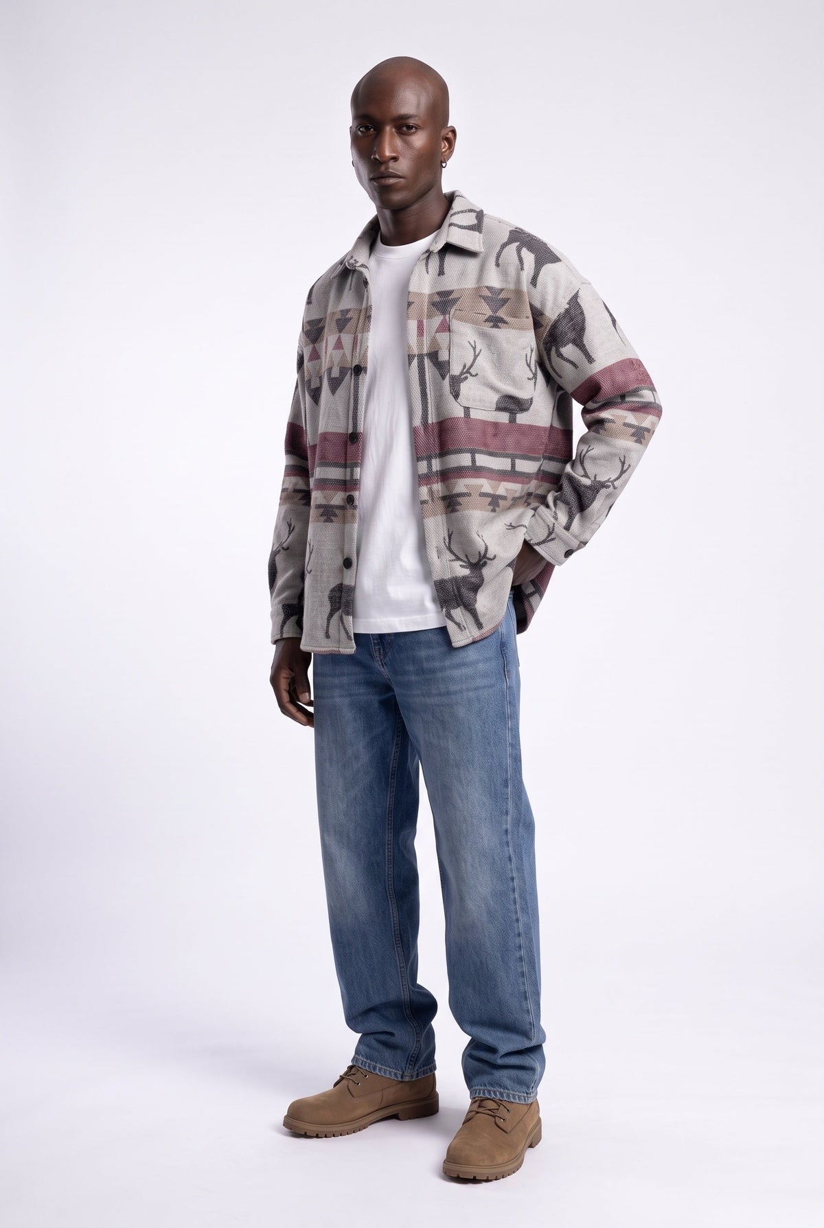 Oversize Flanel Oduncu Gömlek