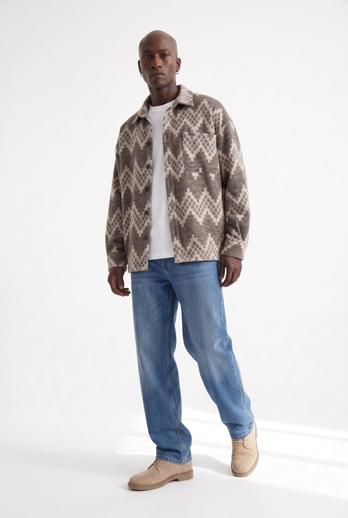 Oversize Flanel Oduncu Gömlek