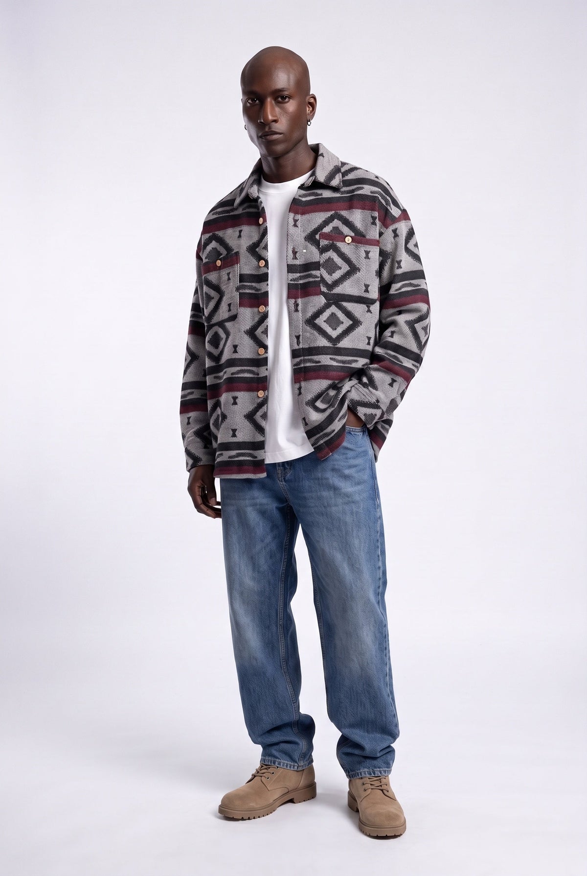 Oversize Flanel Oduncu Gömlek