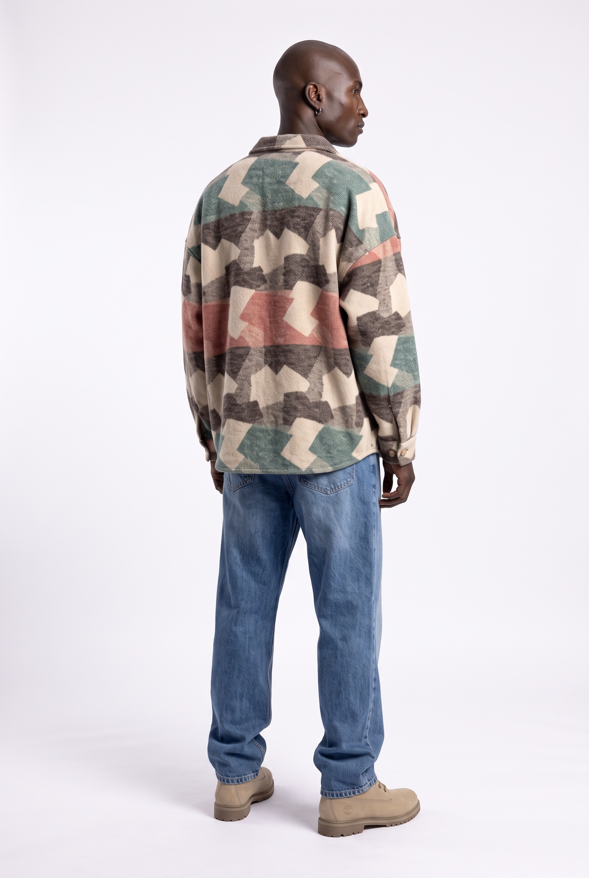 Oversize Flanel Oduncu Gömlek