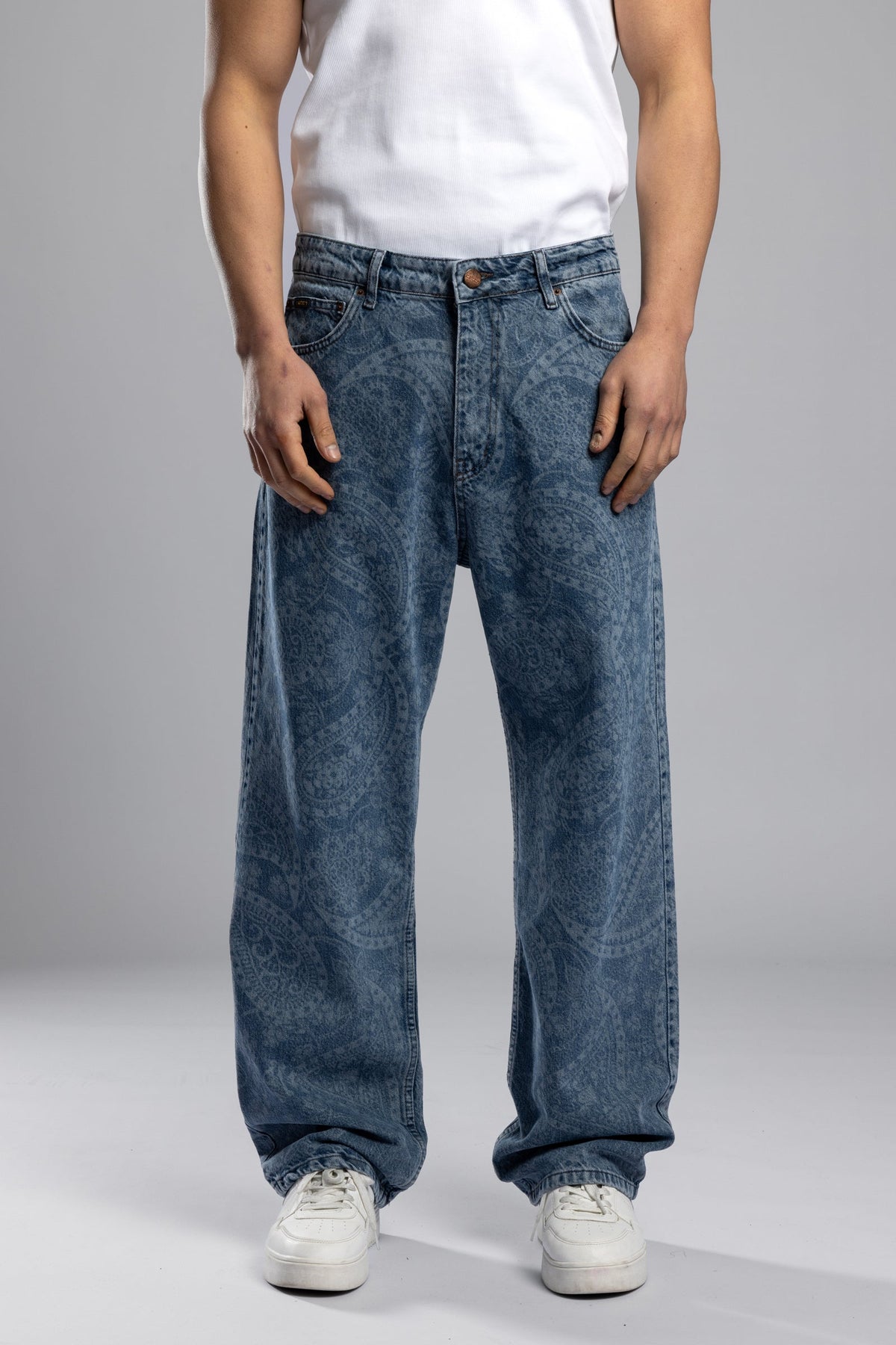 Catch-Paisley Desenli Baggy Jean-Jean-1-Milagron.com