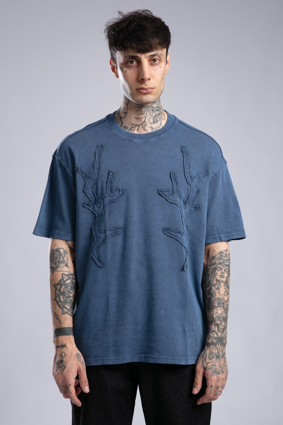 Catch-Yıkamalı Oversize T-Shirt-T-Shirt-2-Milagron.com