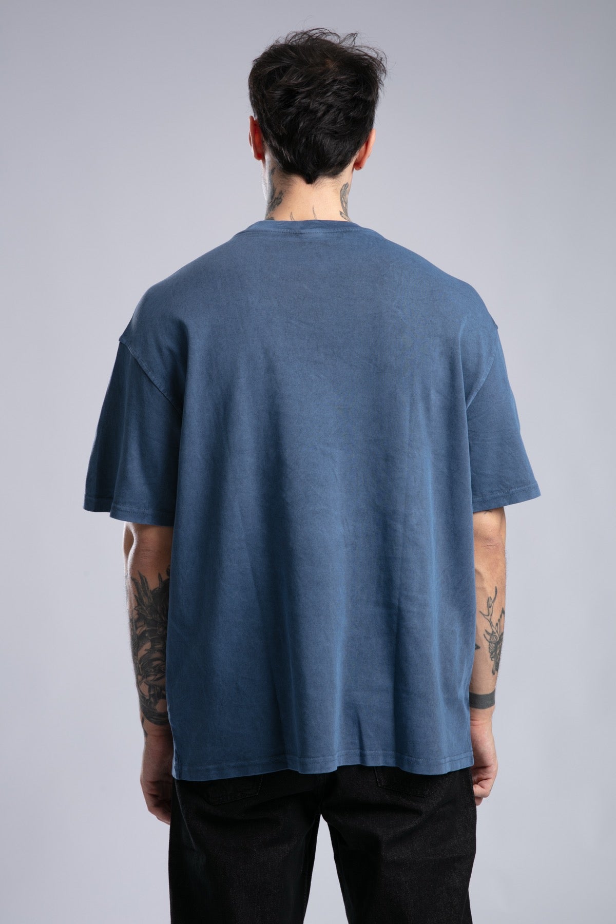 Catch-Yıkamalı Oversize T-Shirt-T-Shirt-4-Milagron.com