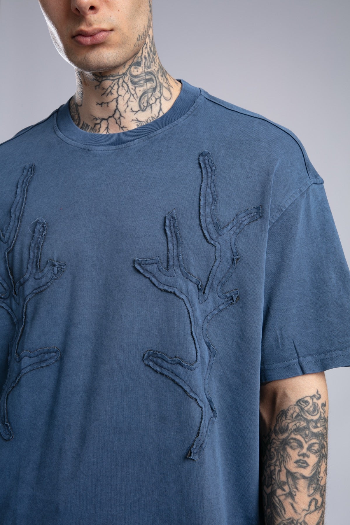 Catch-Yıkamalı Oversize T-Shirt-T-Shirt-5-Milagron.com