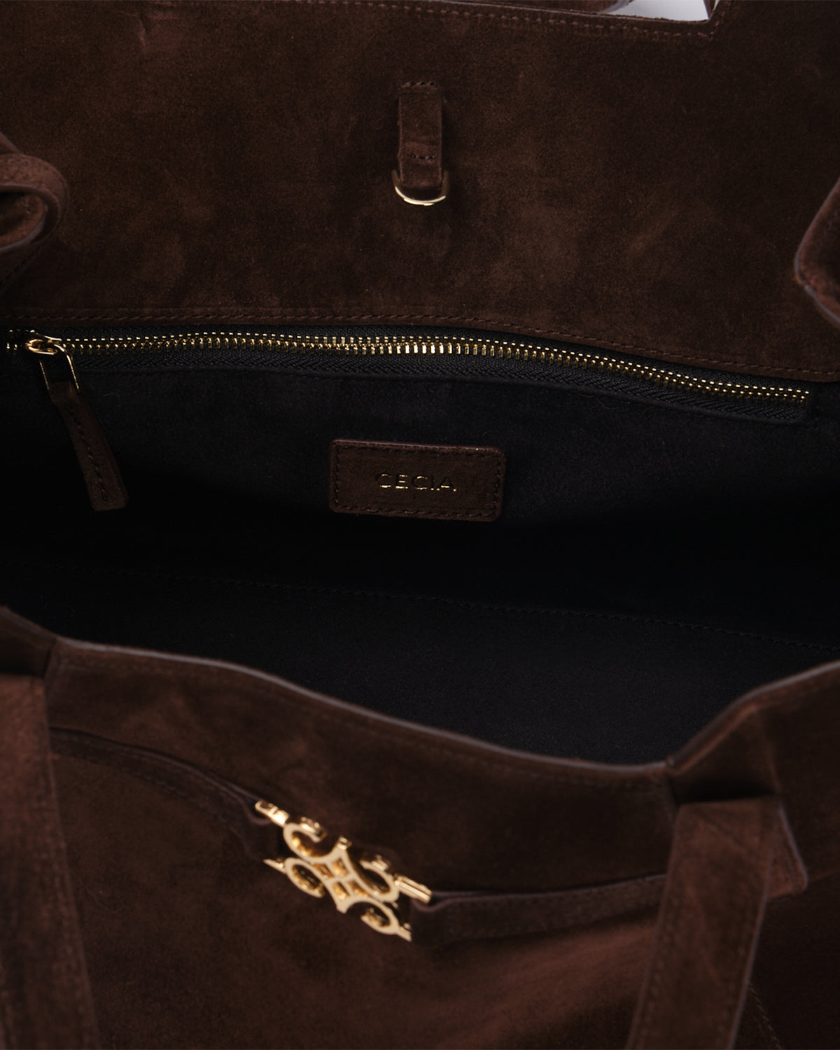 Cecia-Eterna Bitter Brown Suede-Omuz Çantası-5-Milagron.com