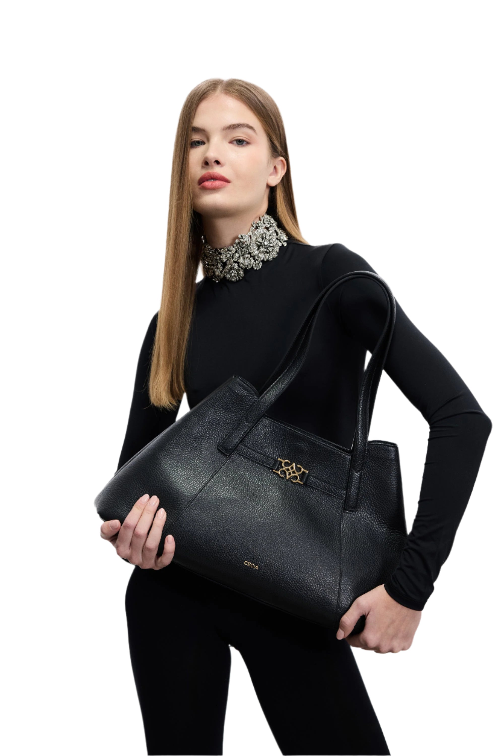 Cecia-Eterna Black-Omuz Çantası-1-Milagron.com