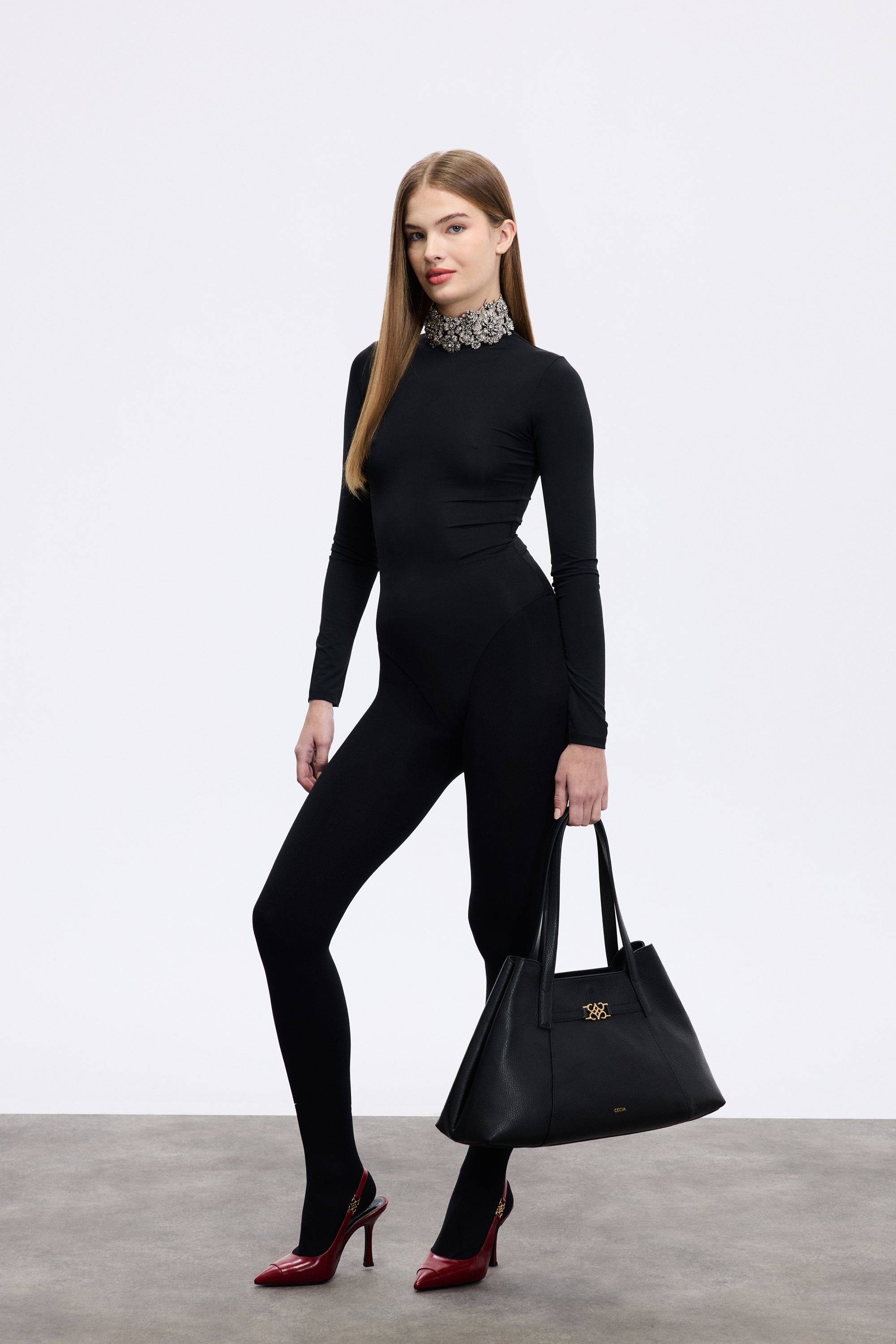 Cecia-Eterna Black-Omuz Çantası-4-Milagron.com