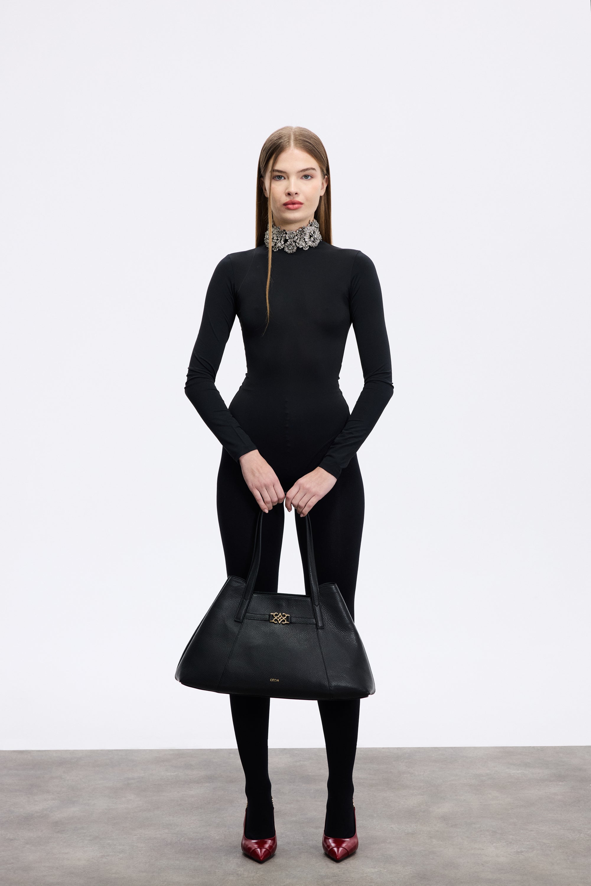 Cecia-Eterna Black-Omuz Çantası-6-Milagron.com