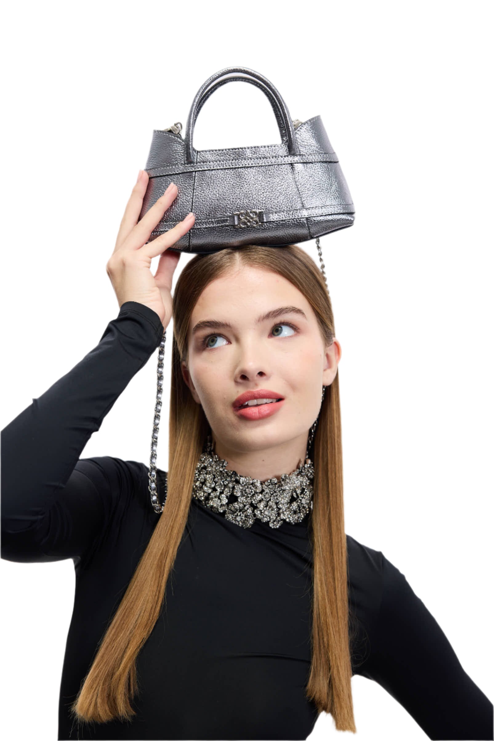 Cecia-Luna Metallic-Omuz Çantası-2-Milagron.com