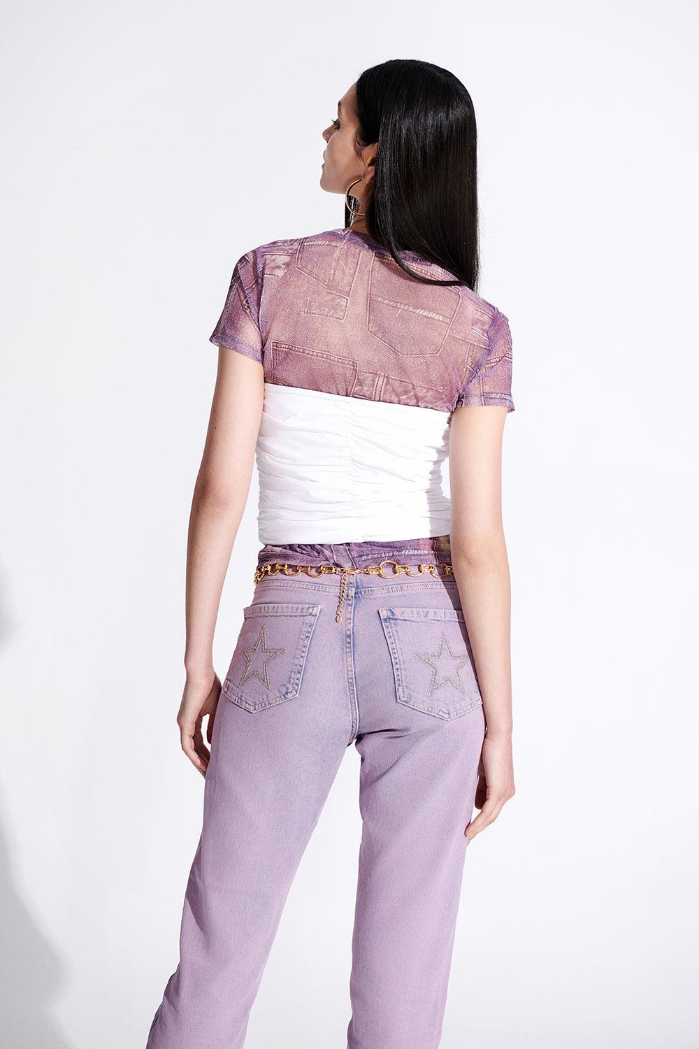 Certain-Erin Tee - Lily Denim Print-T-Shirts-2-Milagron.com