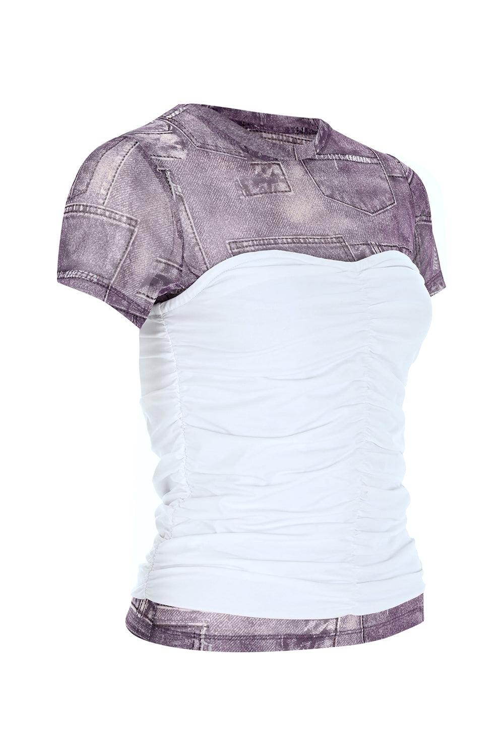 Certain-Erin Tee - Lily Denim Print-T-Shirts-4-Milagron.com