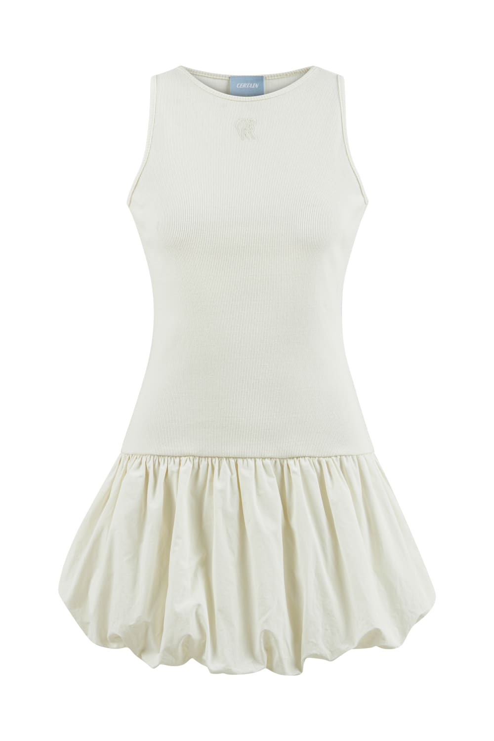 Certain-Mia Dress White-Elbise-1-Milagron.com