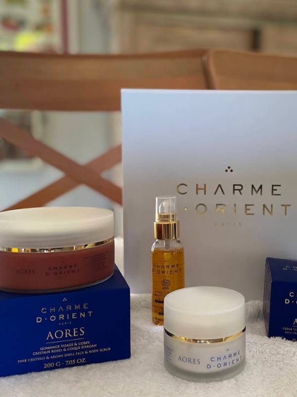 Charme d’Orient-Aores Pink Crystals & Argan Shell Body Scrub-Peeling-2-Milagron.com