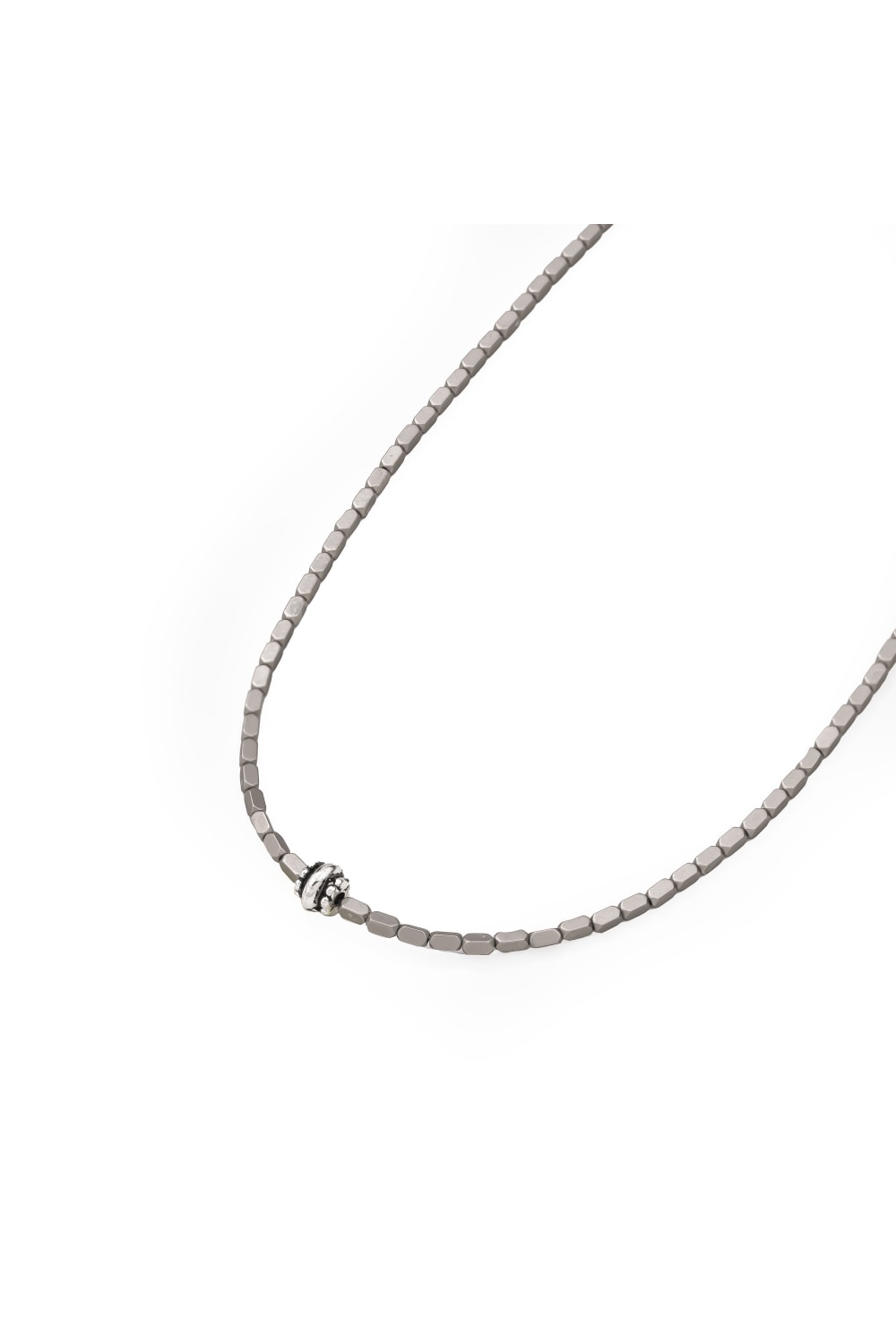 Chaseldor-Noble Gri Doğal Taş Erkek Kolye-Kolye-1-Milagron.com