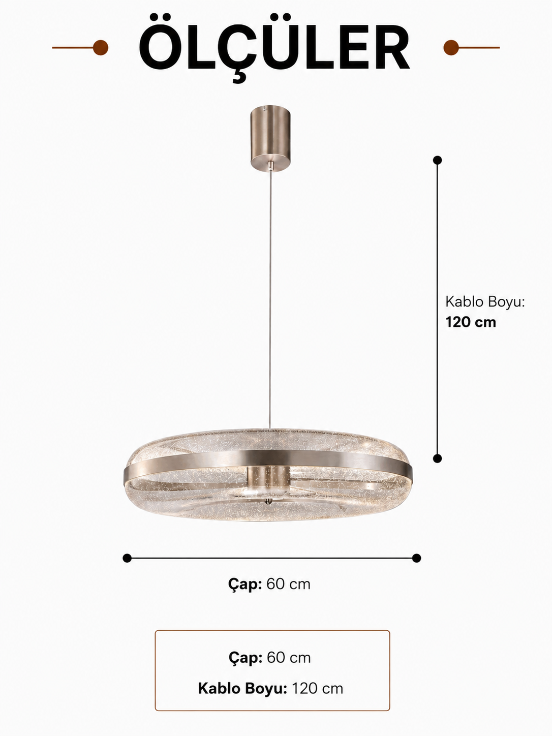 Lumiana-Estel Sarkıt - 60 Cm-Avize-4-Milagron.com