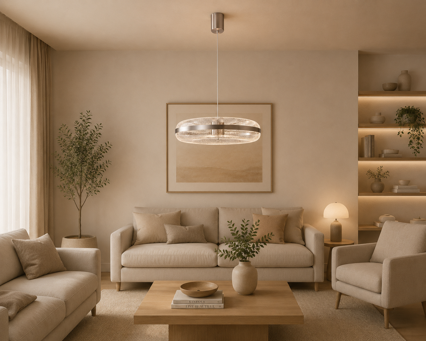 Lumiana-Estel Sarkıt - 60 Cm-Avize-2-Milagron.com