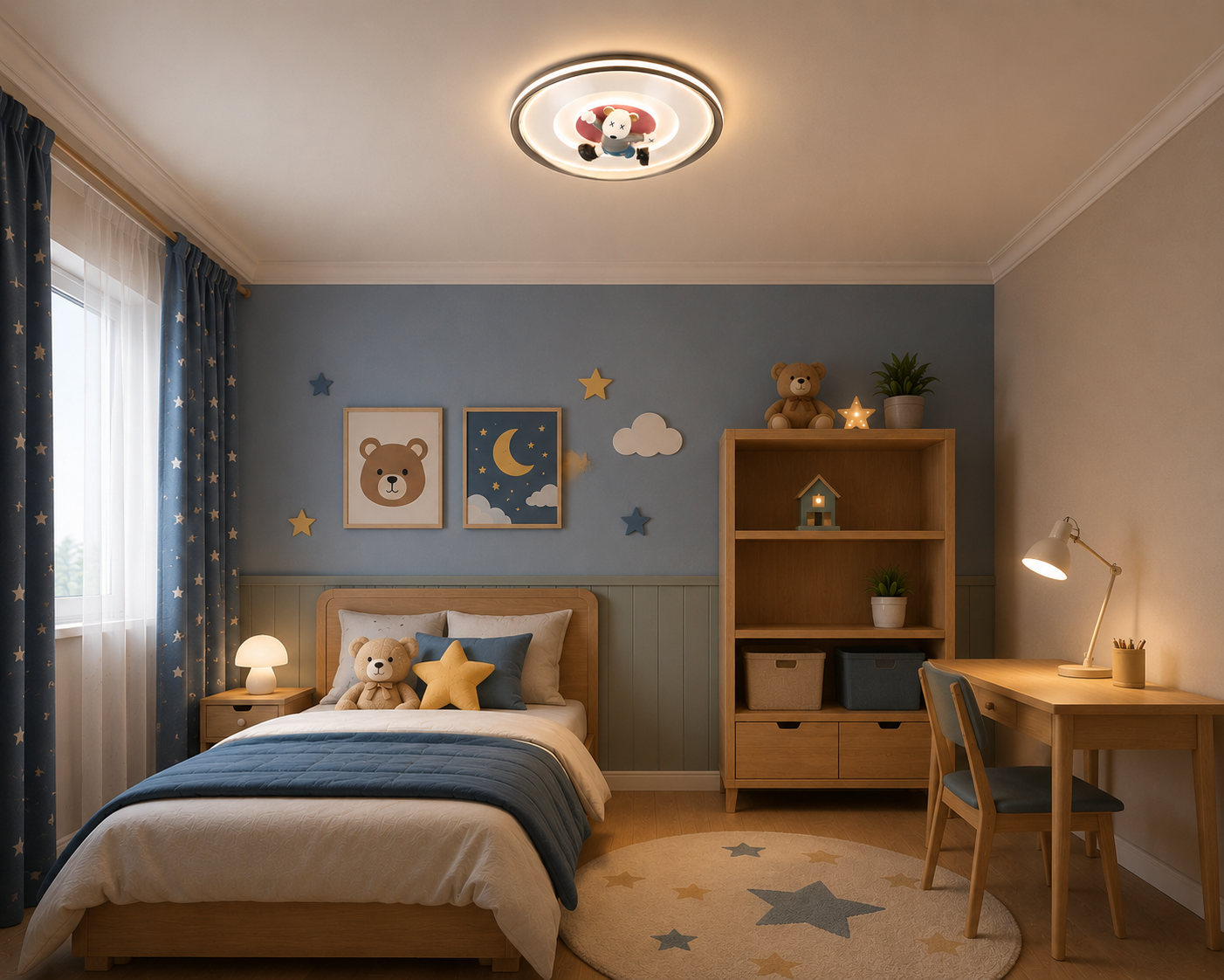 Lumiana-Joy Bear Plafonyer-Avize-2-Milagron.com
