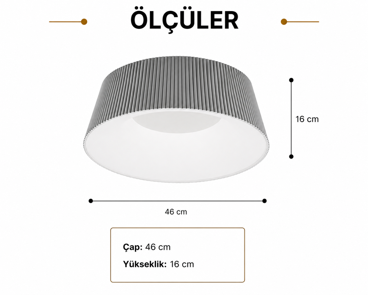 Lumiana-Liano Plafonyer Renk:Gri-Beyaz-Avize-5-Milagron.com