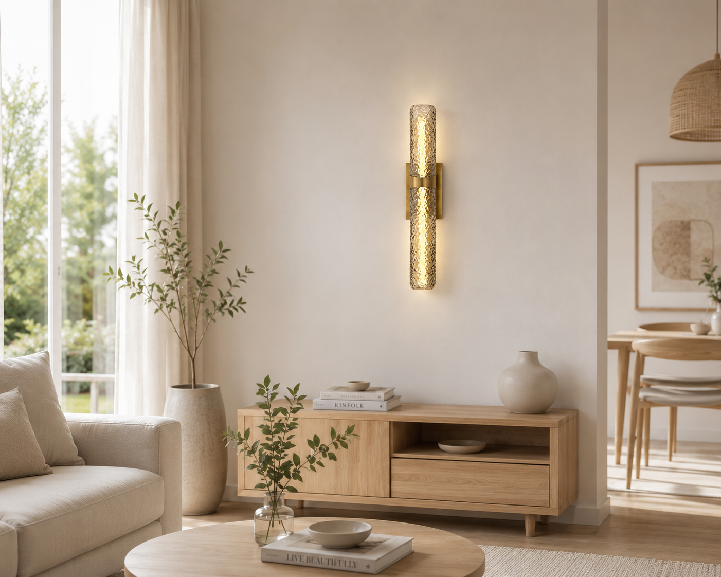 Lumiana-Luma Akri Desenli Cam Aplik-Aplik-2-Milagron.com